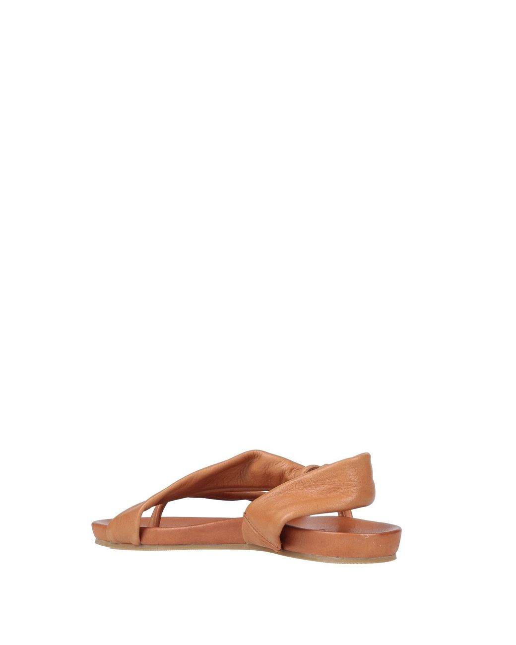 Inuovo Leather Toe Post Sandals in Tan (Natural) | Lyst
