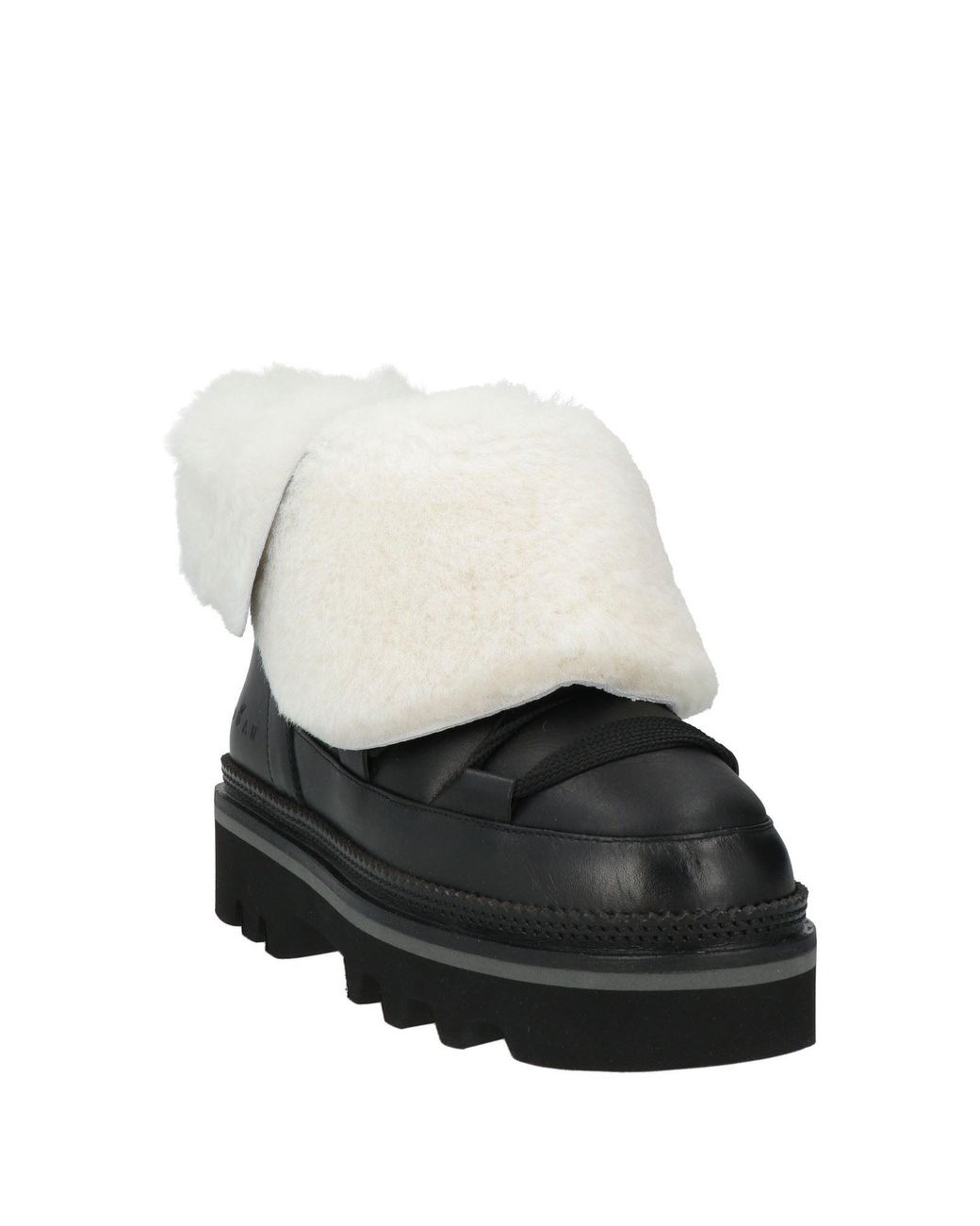 Hogan Black Ankle Boots Leather