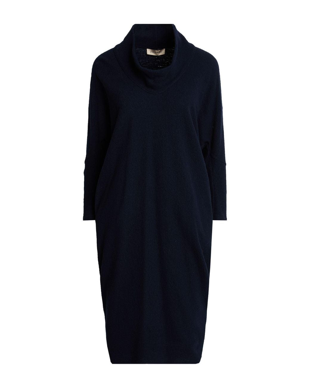 Gentry Portofino Blue Midi Dress Virgin Wool