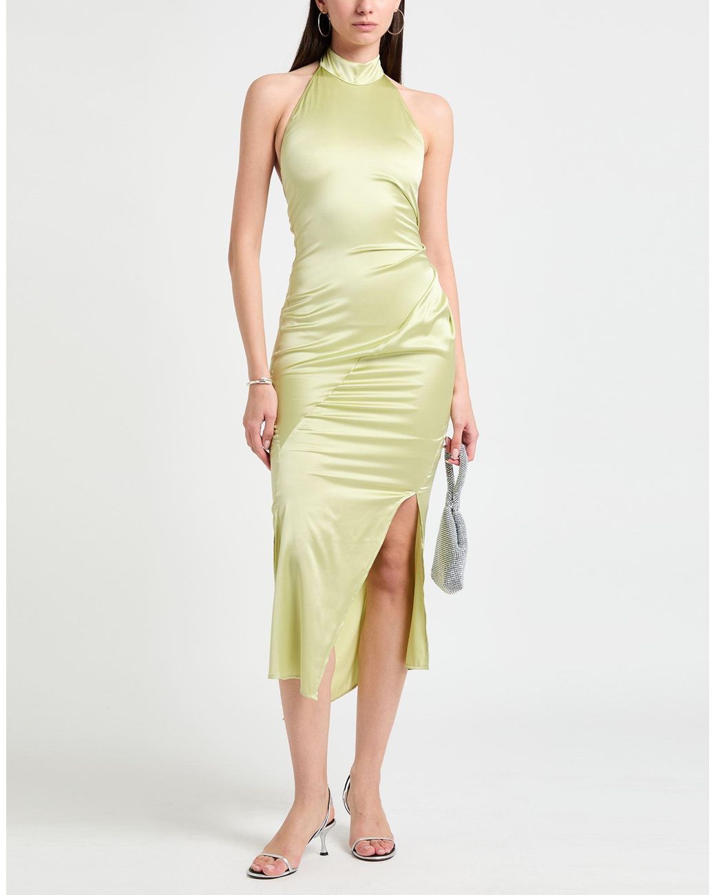 Helmut Lang Green Midi Dress