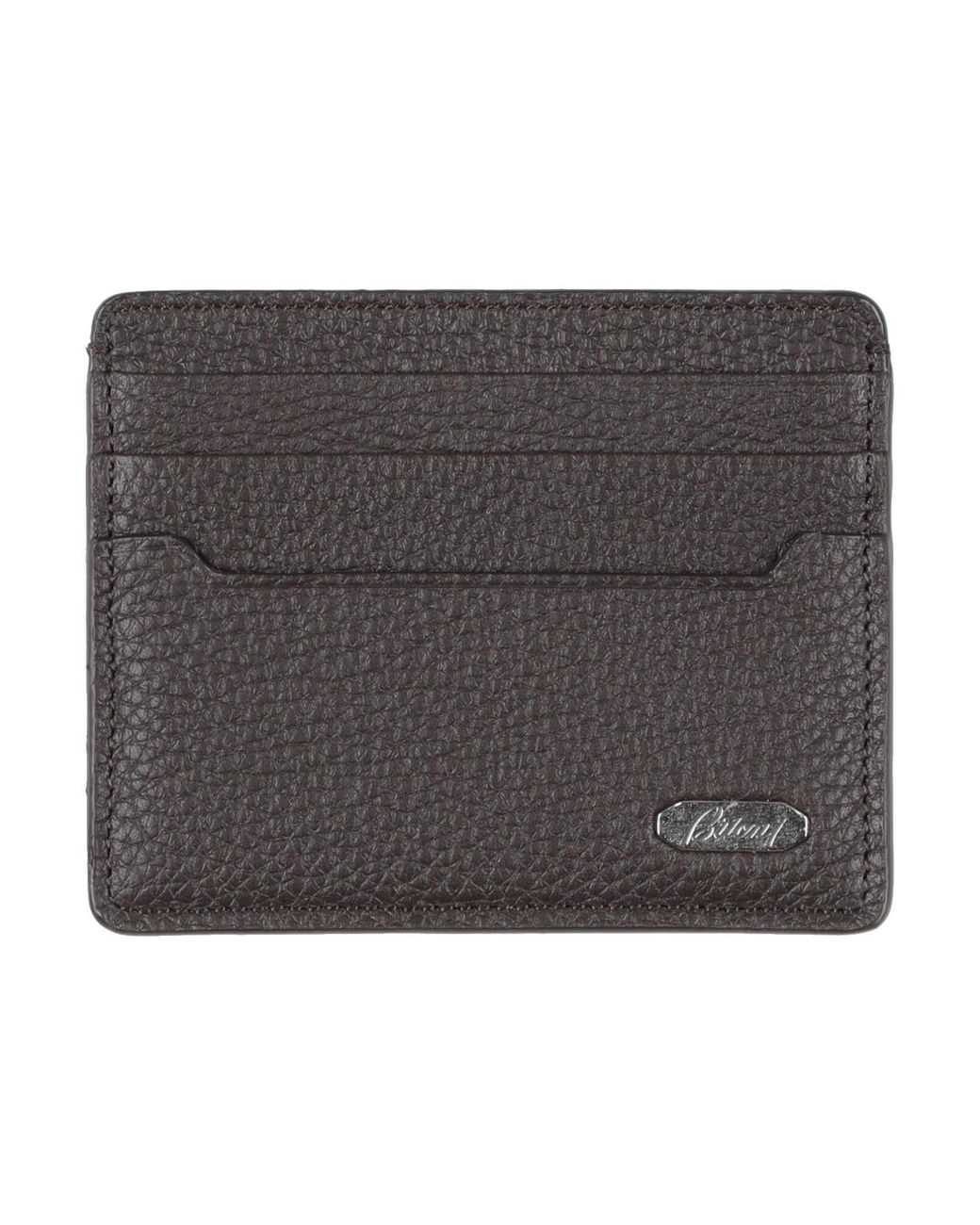Brioni Gray Document Holder for men