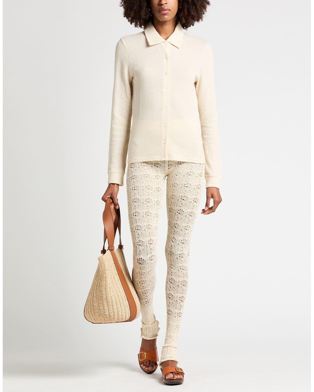 Dondup White Leggings