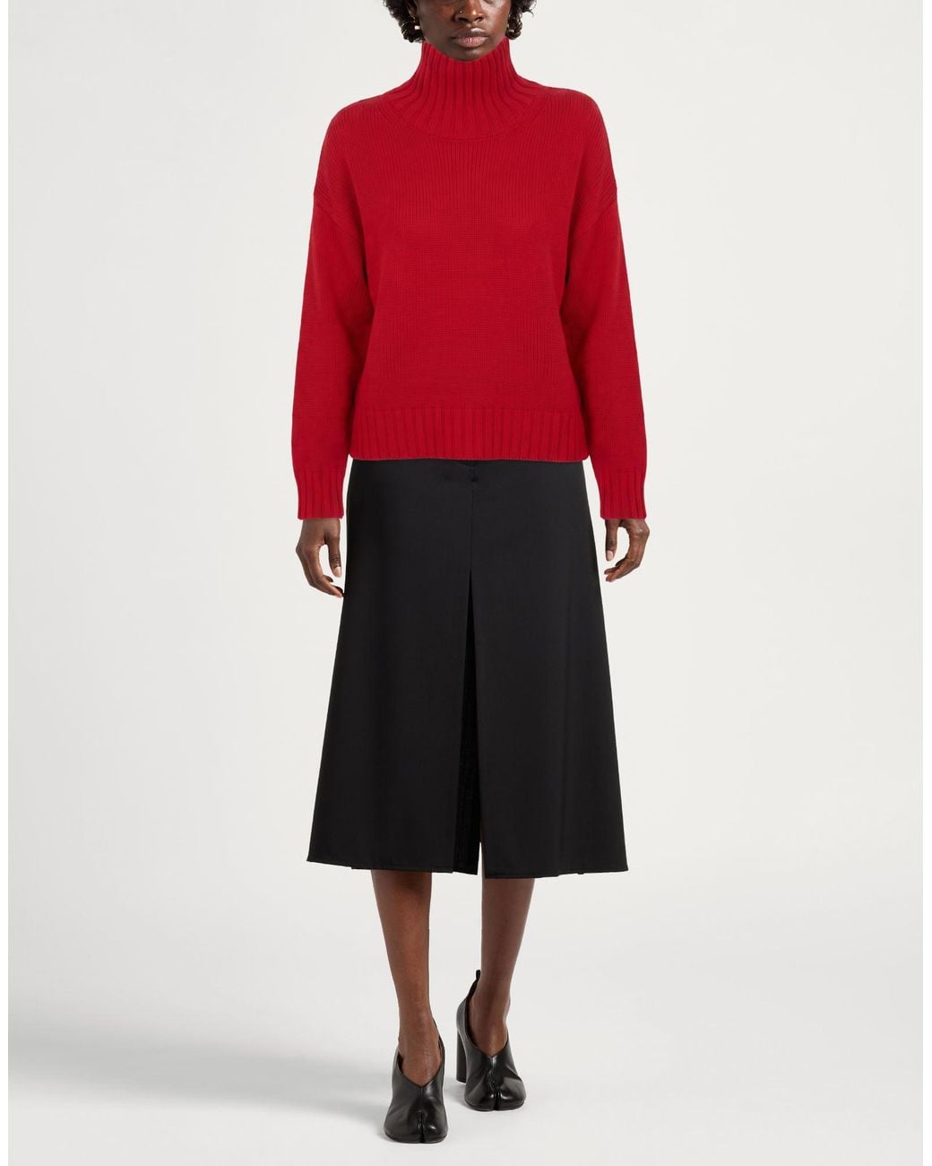 MEIMEIJ Red Turtleneck