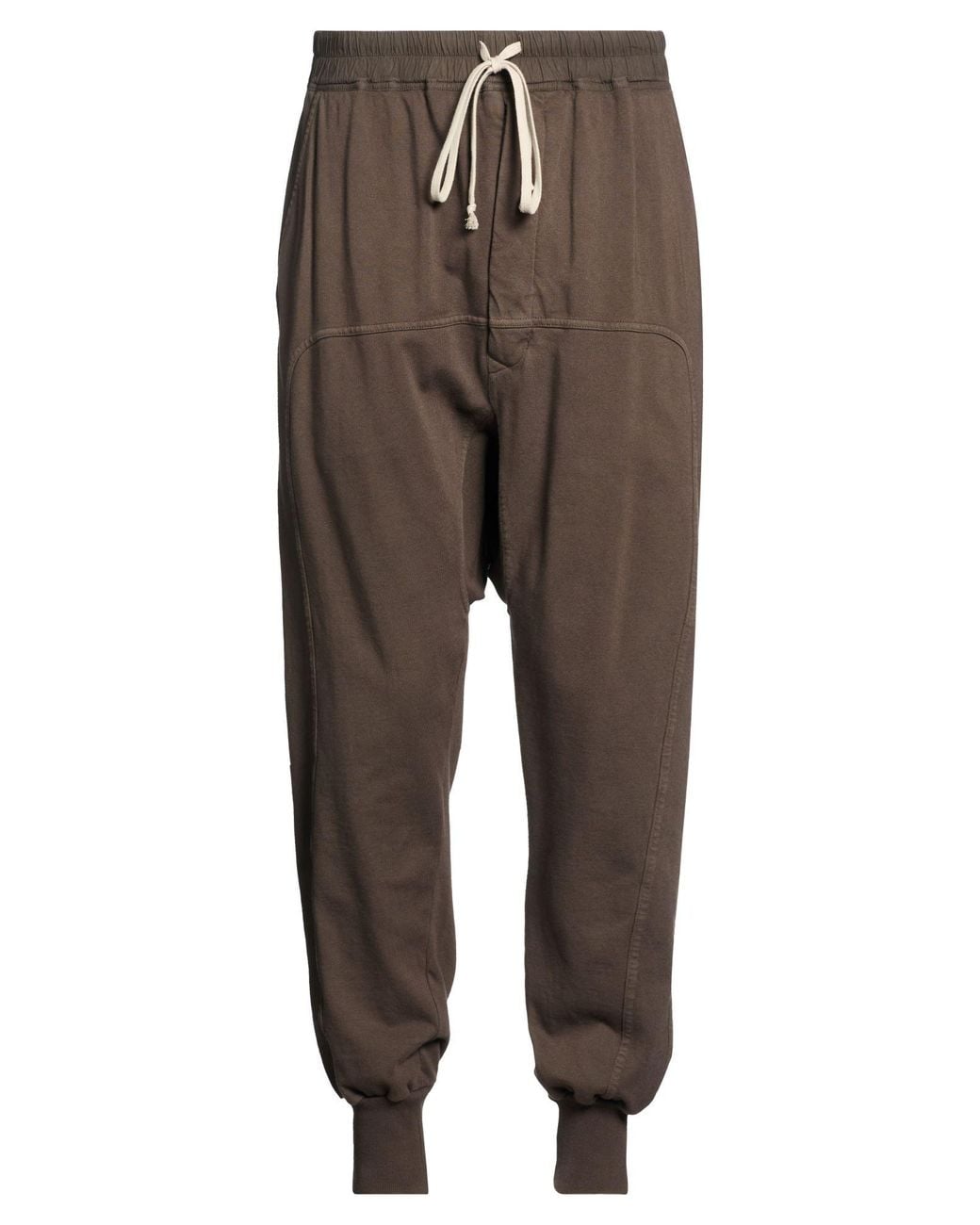 Rick Owens Brown Pants Cotton for men