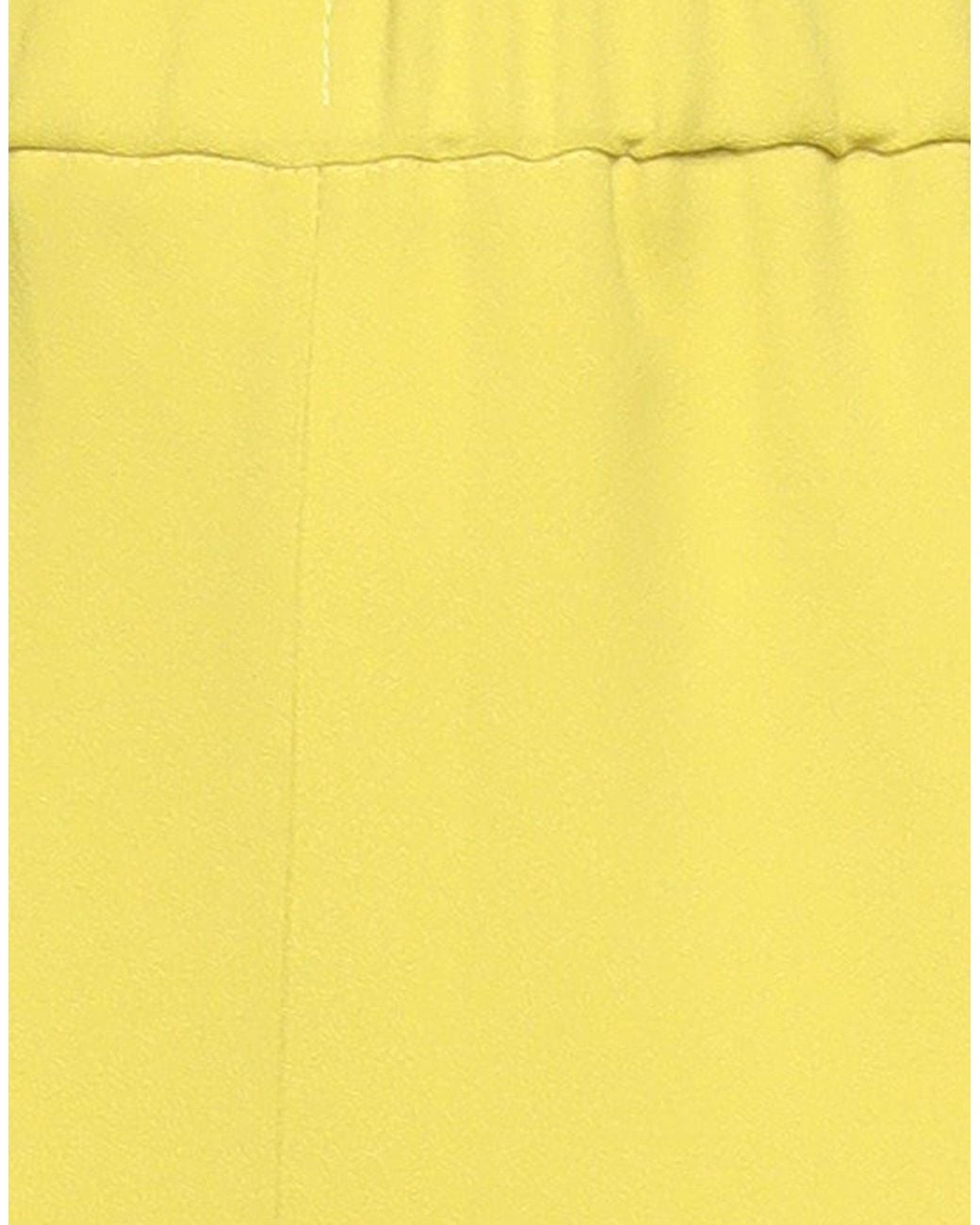 RUE DU BAC Yellow Pants Polyester