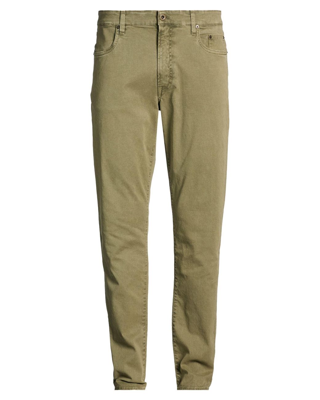 Siviglia Green Military Pants Cotton, Elastane for men