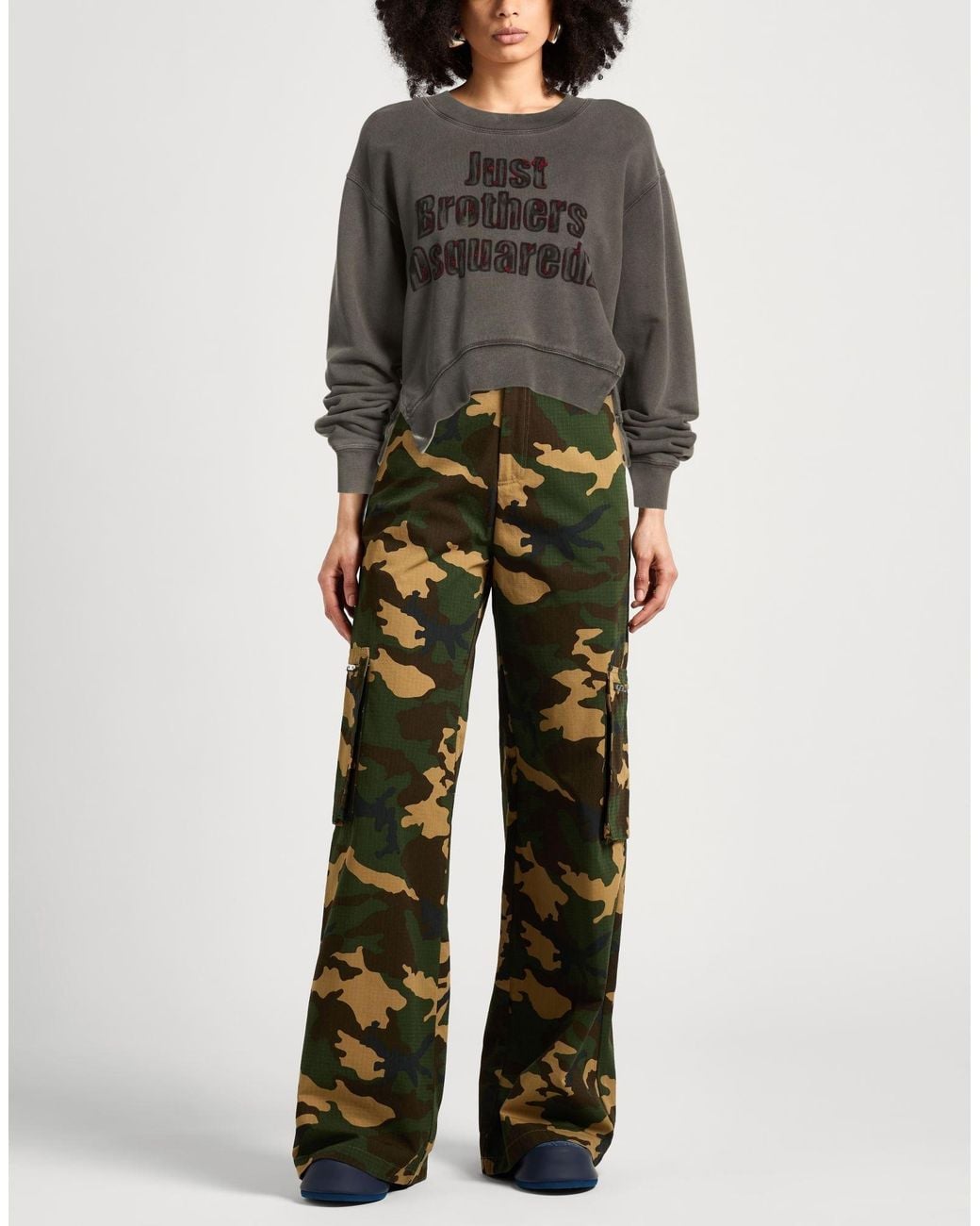 DSquared² Gray Sweatshirt Cotton