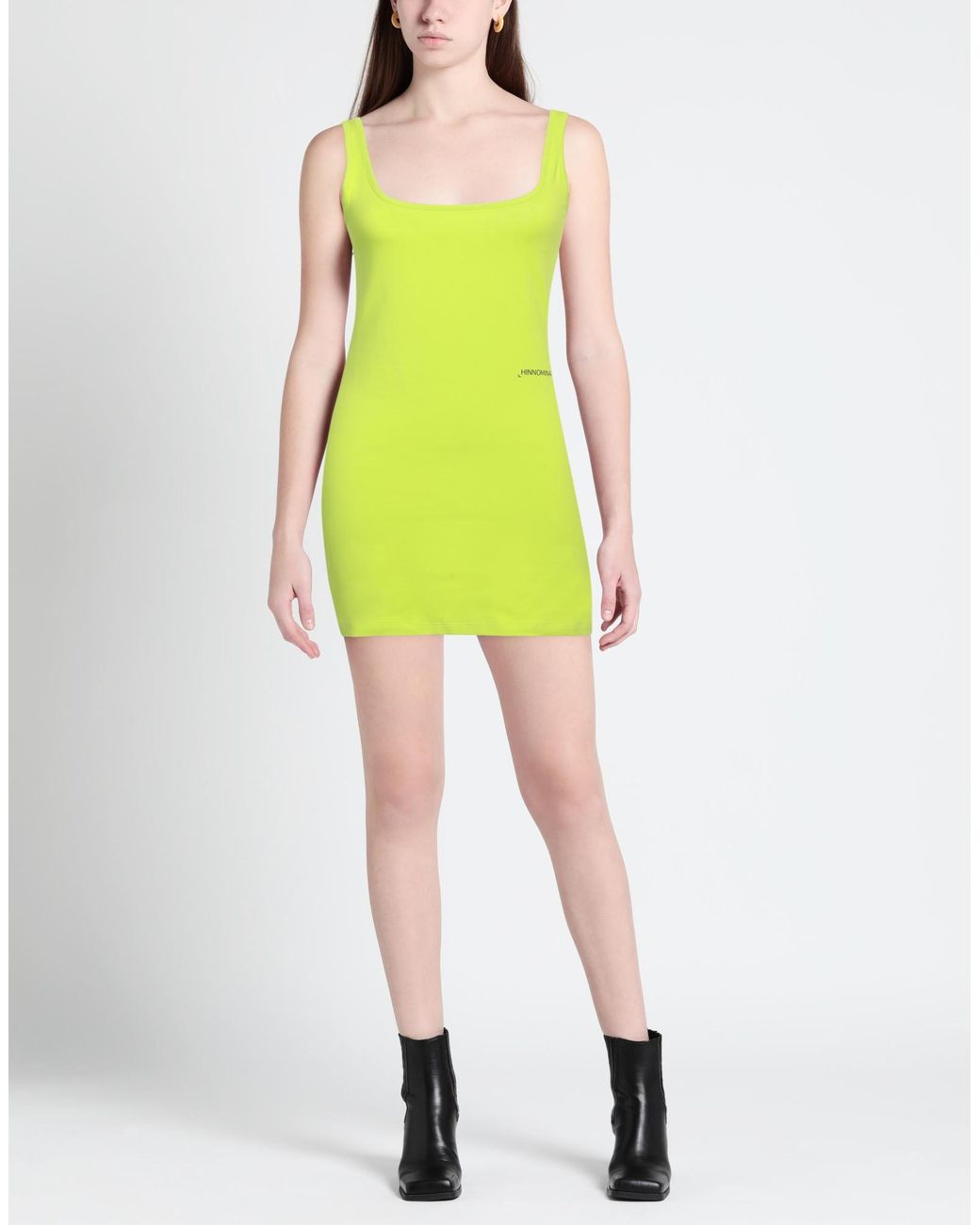 hinnominate Green Mini Dress