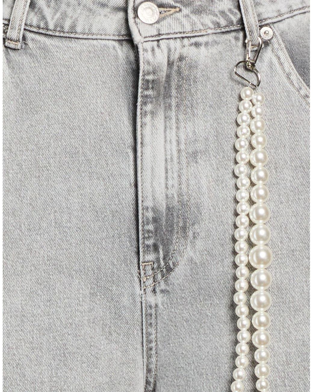 ViCOLO Gray Jeans Cotton, Elastane