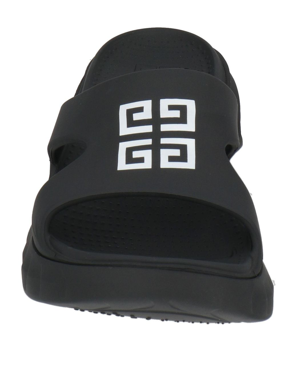 Givenchy Black Marshmallow Logo Rubber Slides for men