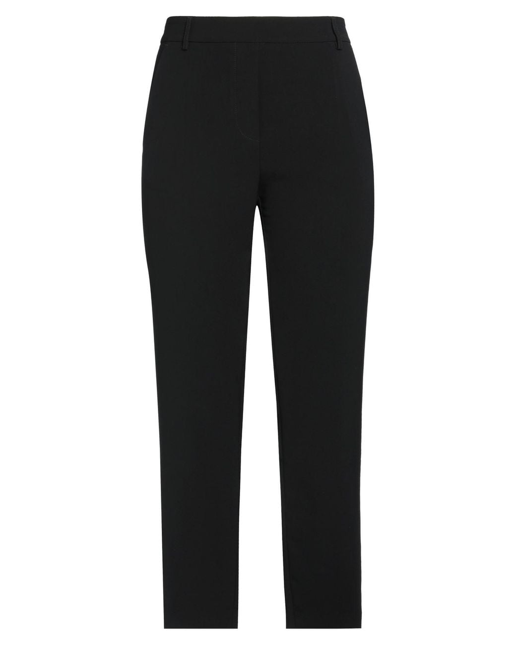 RUE DU BAC Black Pants Polyester, Elastane