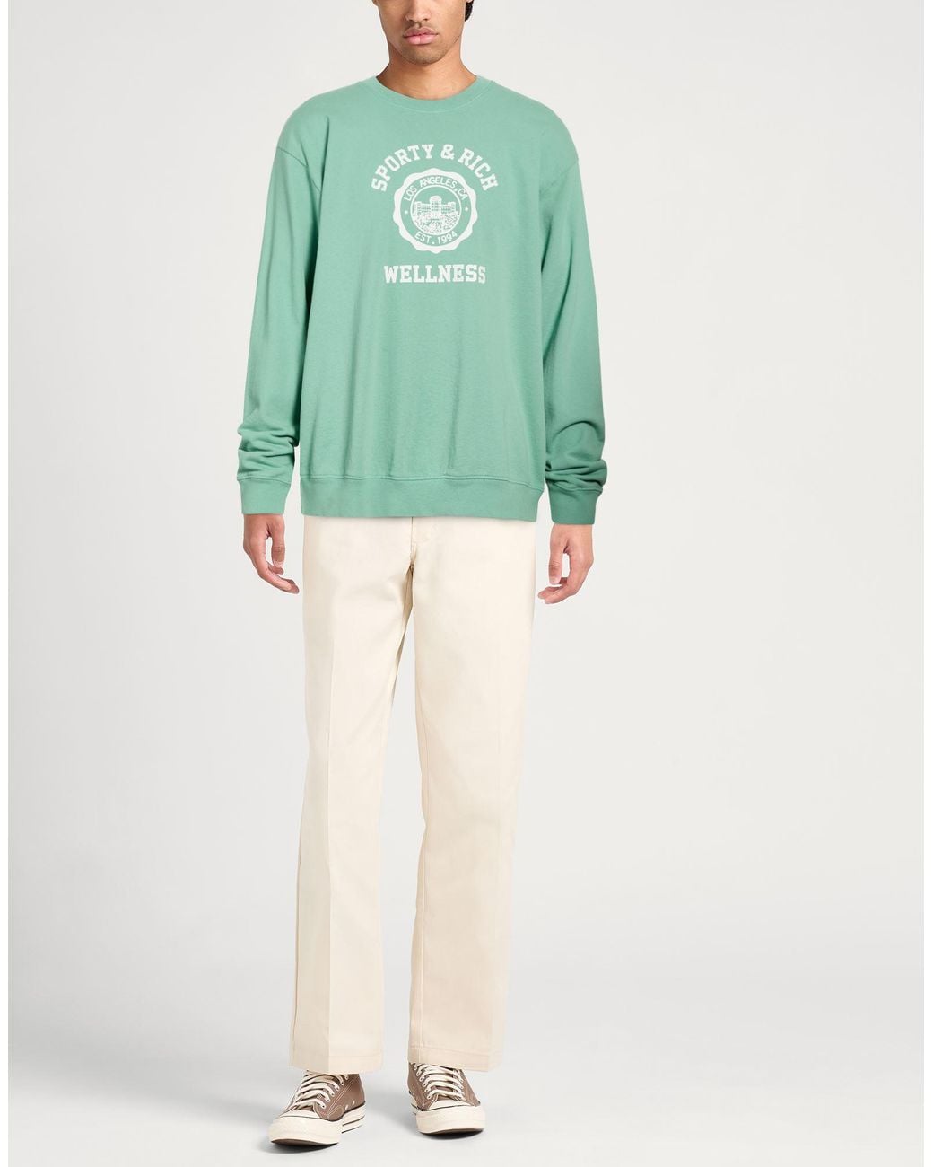 Sporty & Rich Green Sweatshirt for men
