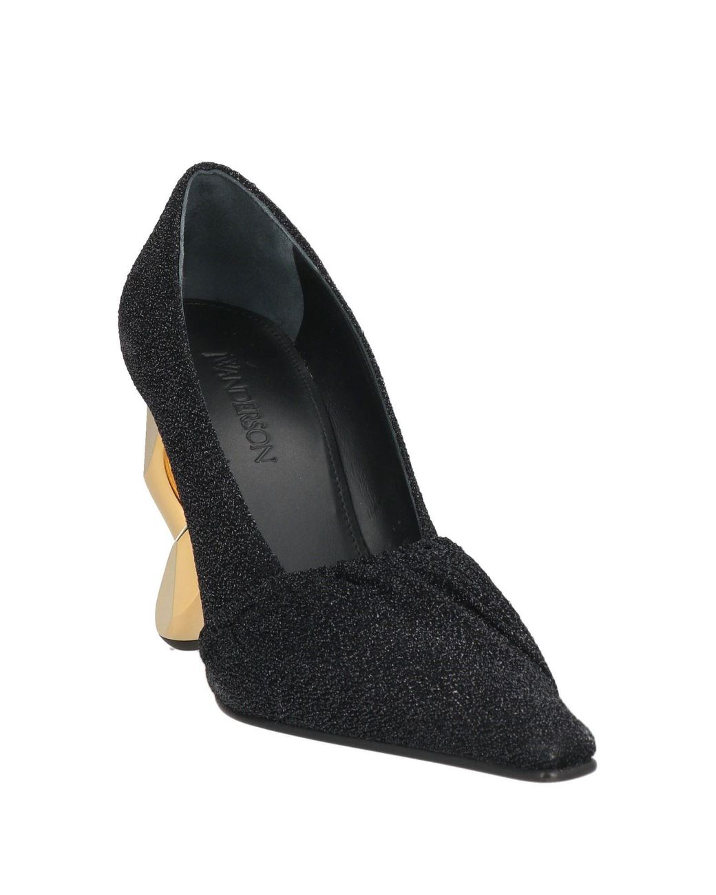 J.W. Anderson Black Pumps Textile Fibers