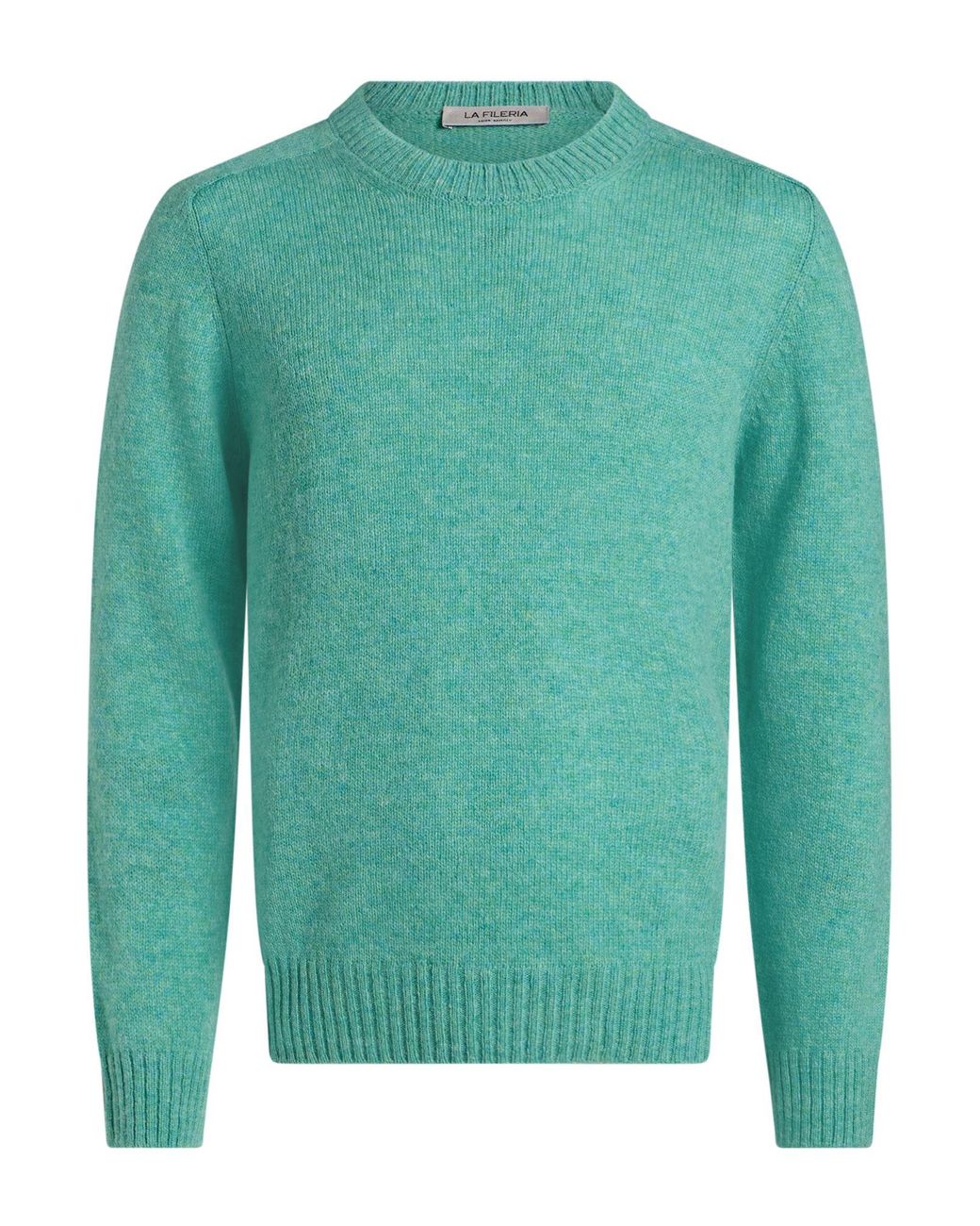 La Fileria Green Sweater Virgin Wool for men