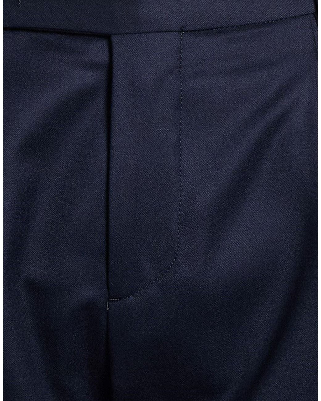 Berwich Blue Pants Virgin Wool for men