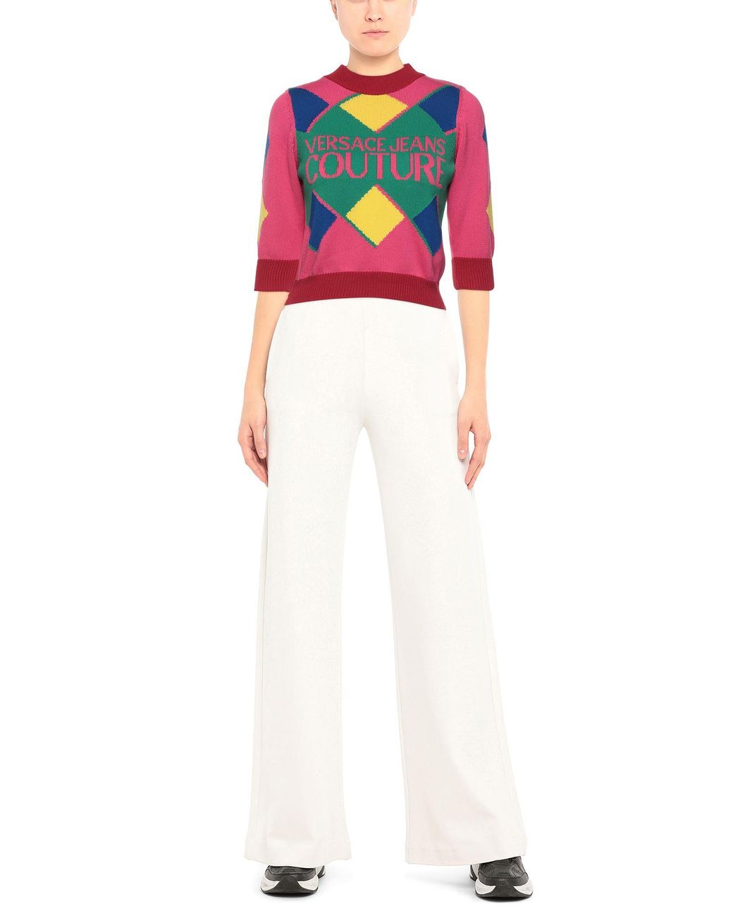 Pullover Versace Jeans Couture de color Pink