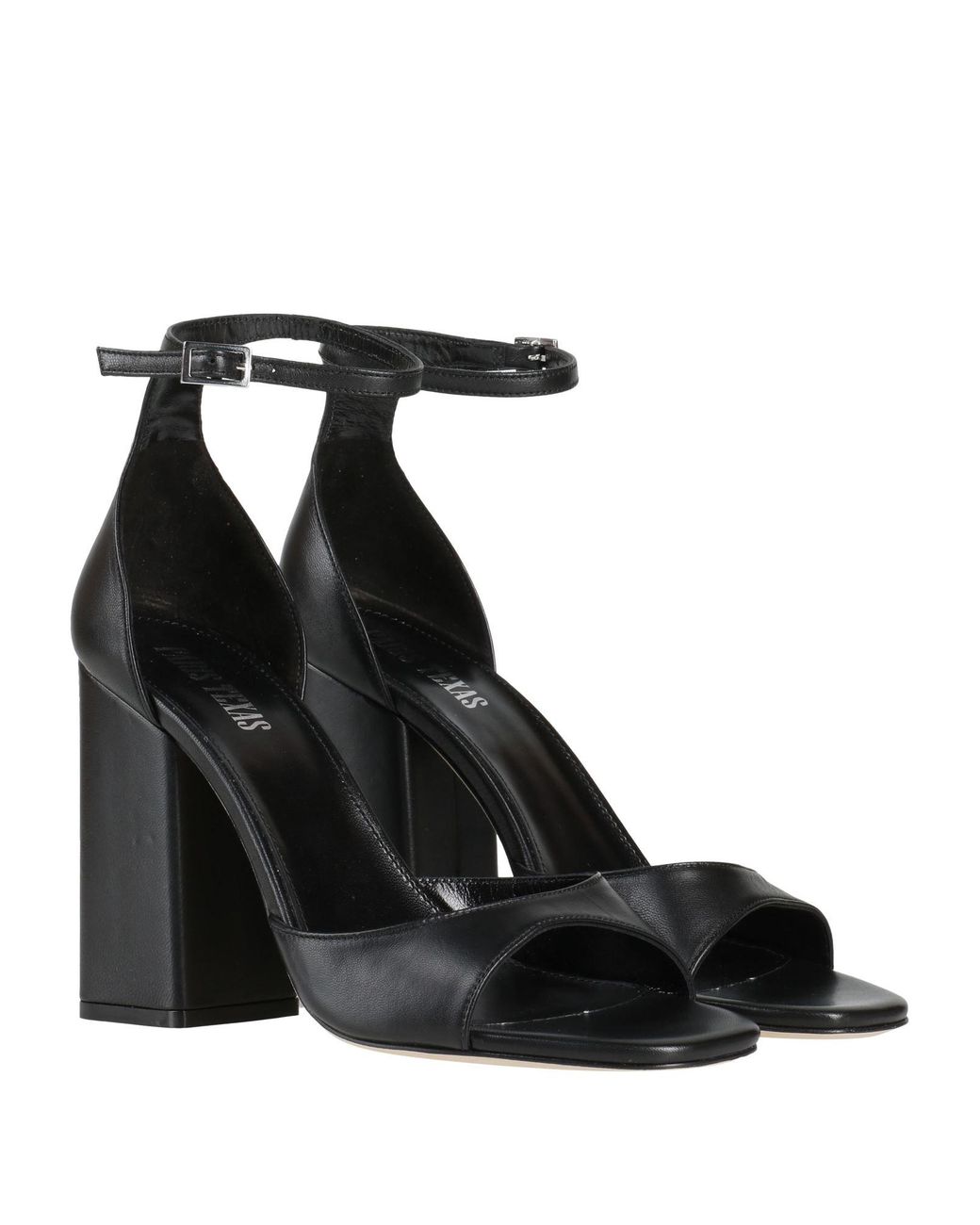 Paris Texas Black Sandals