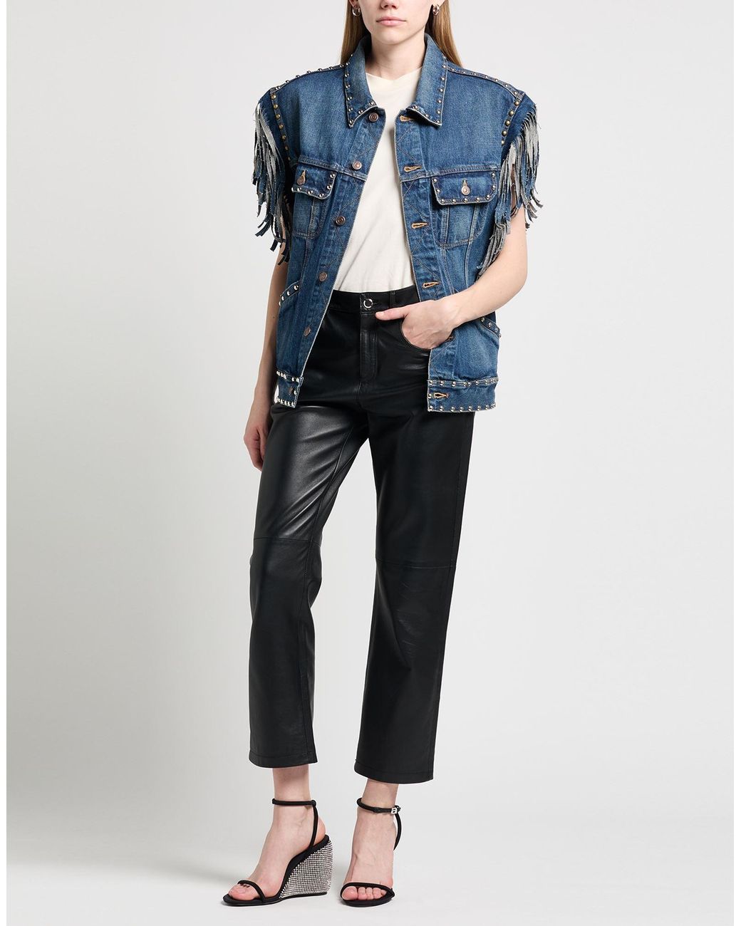 Céline Blue Denim Outerwear