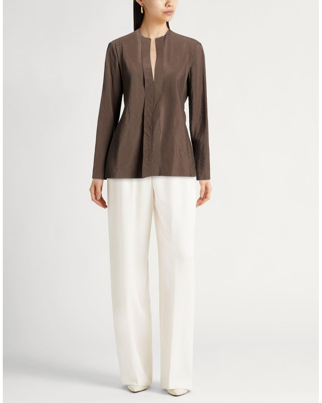Alysi Brown Chocolat Top Silk, Polyamide