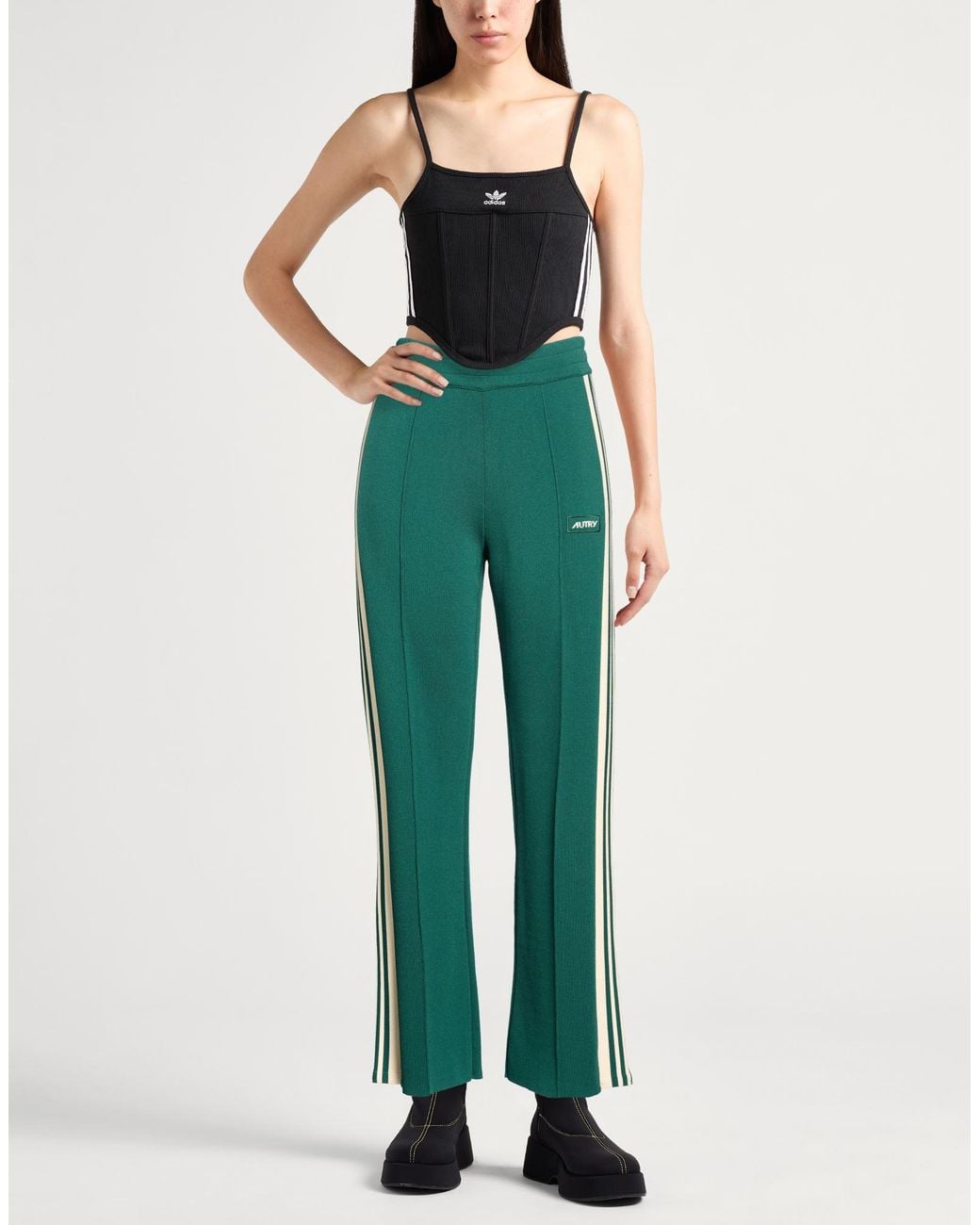 Autry Green Pants Viscose, Nylon