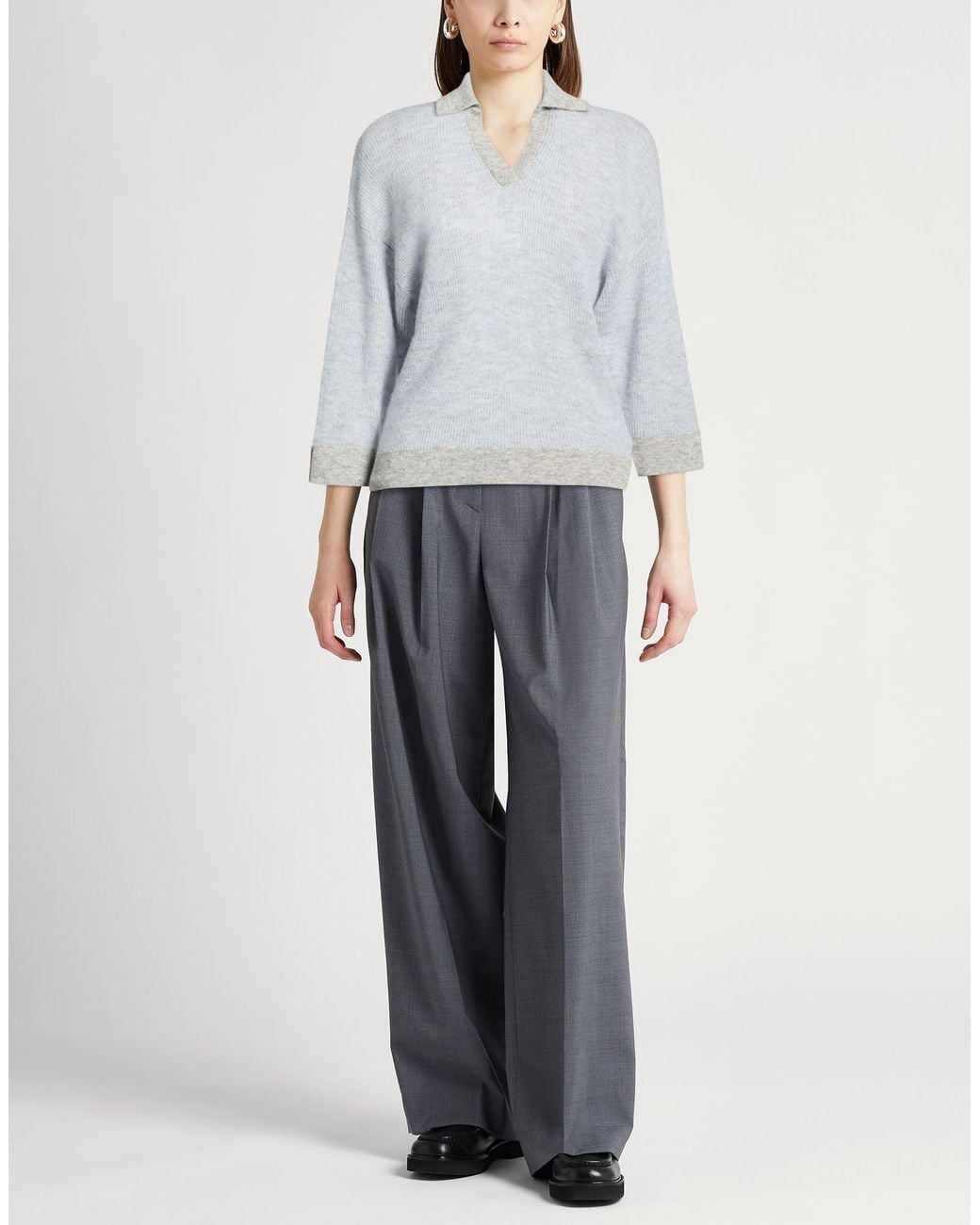 Peserico Gray Sweaters