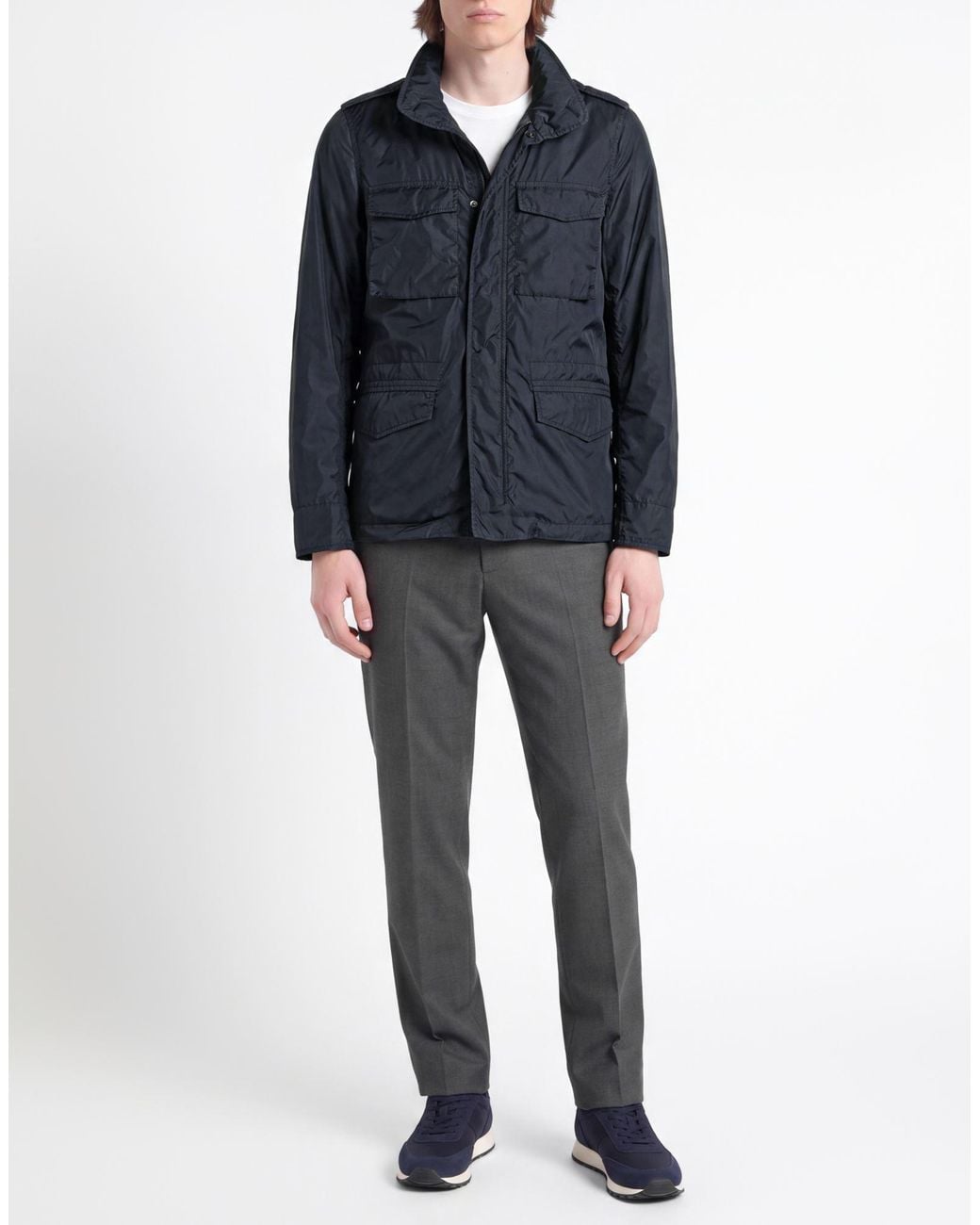 Aspesi Blue Midnight Jacket Polyamide for men