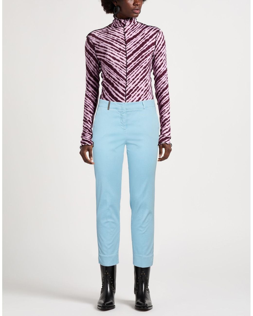 Peserico Blue Trouser