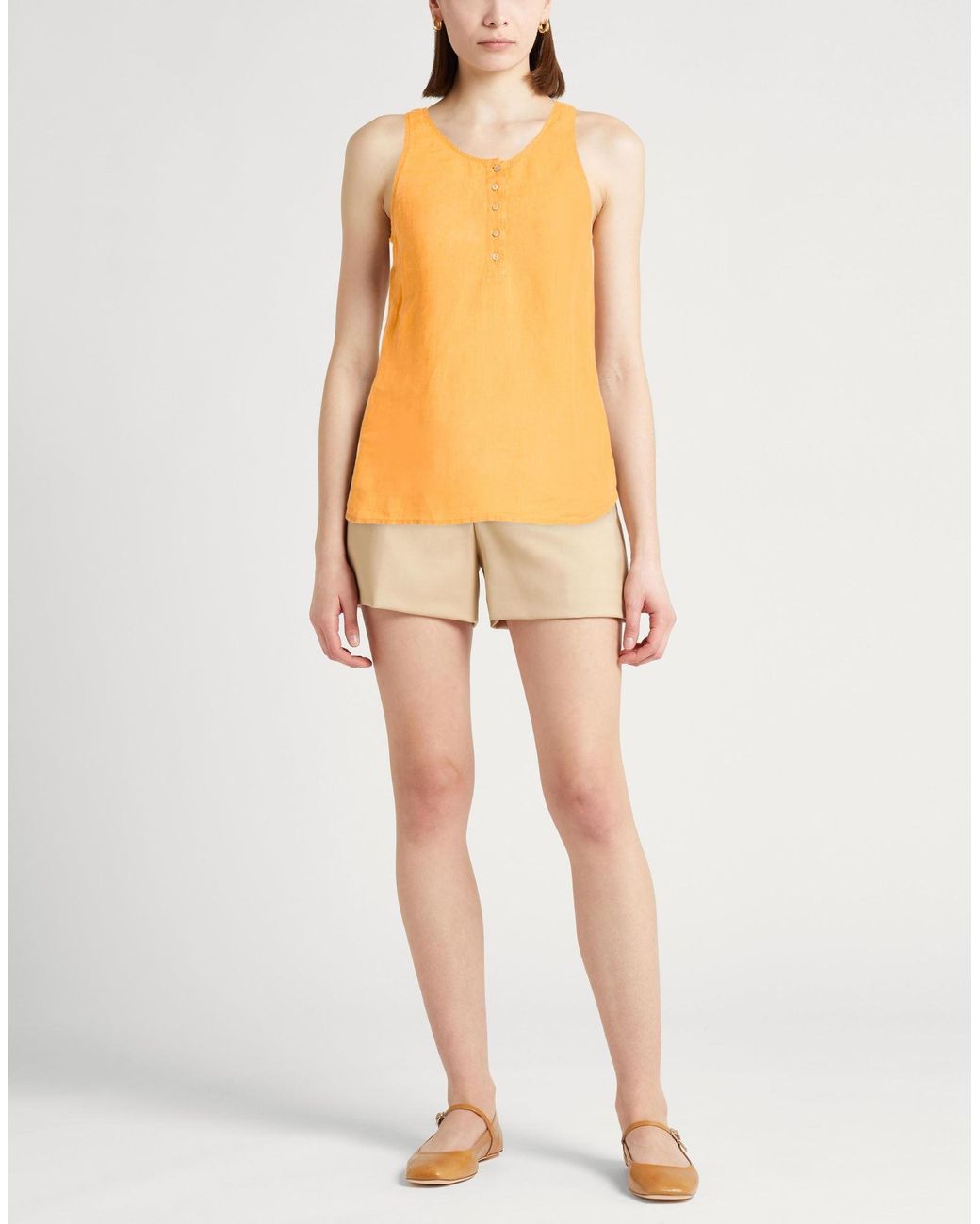 120% Lino Yellow Top Linen