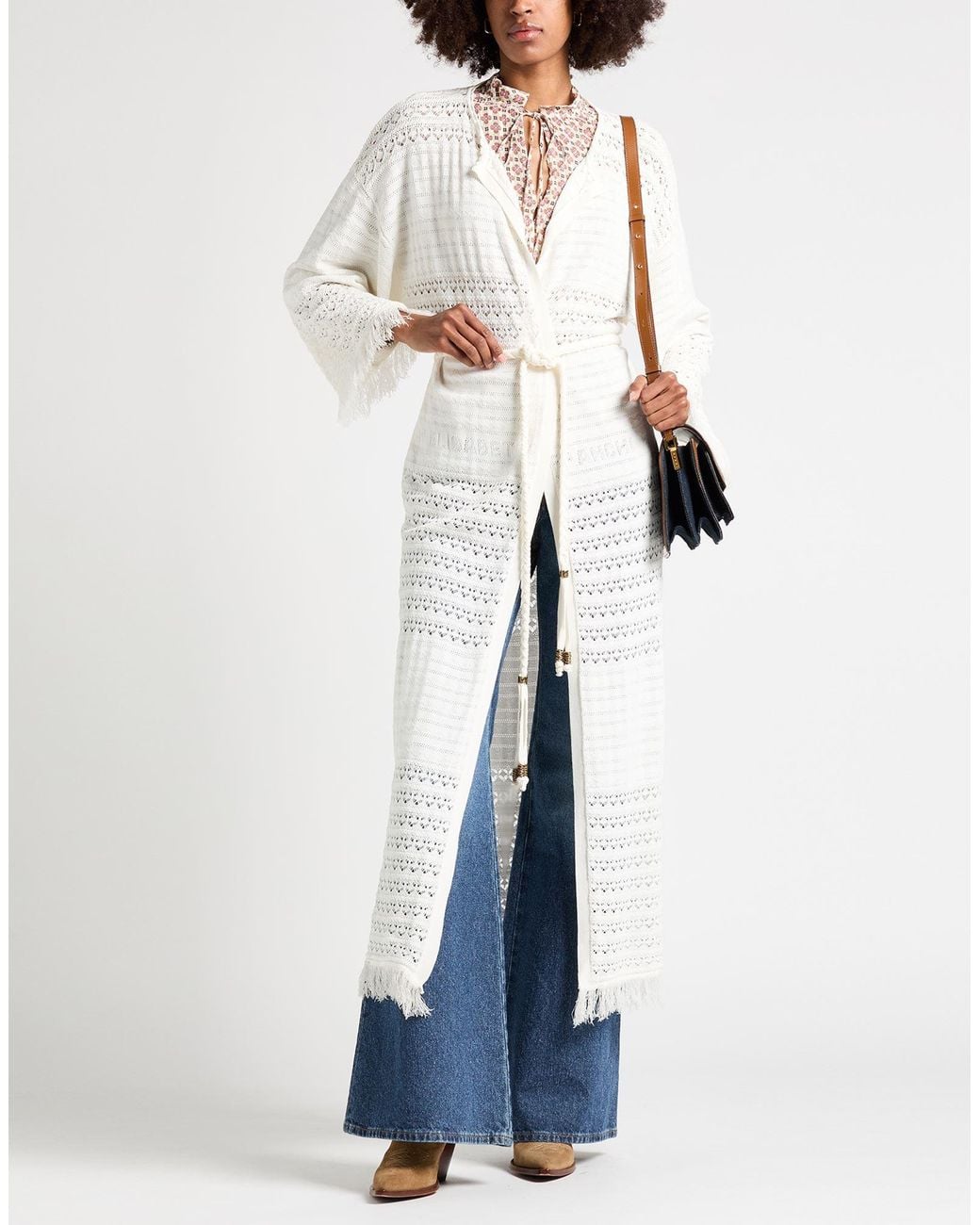 Elisabetta Franchi White Cardigans