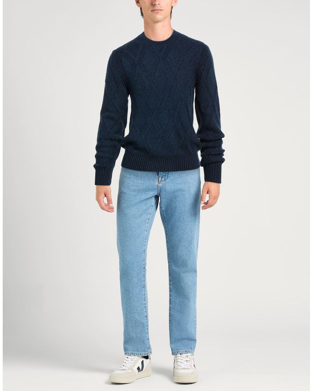 Pullover di Gran Sasso in Blue da Uomo