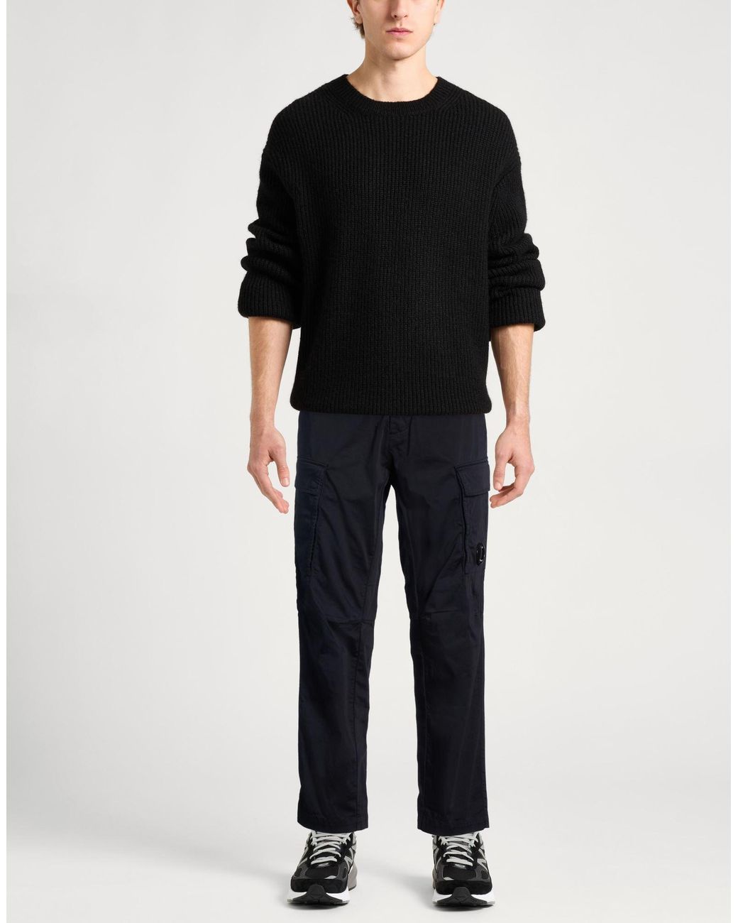 C P Company Blue Midnight Pants Cotton, Elastane for men