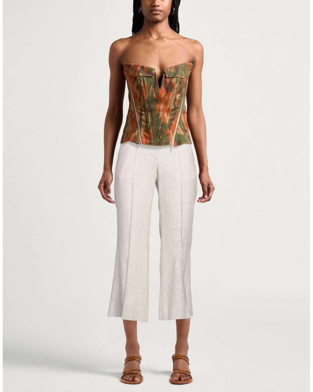 MSGM White Trouser