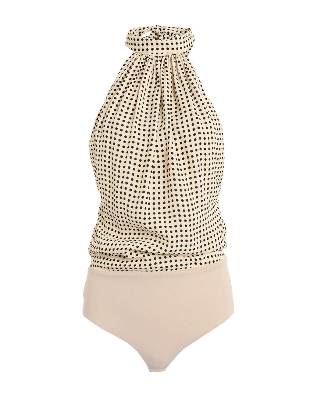 Philosophy Di Lorenzo Serafini White Bodysuit Viscose, Polyamide