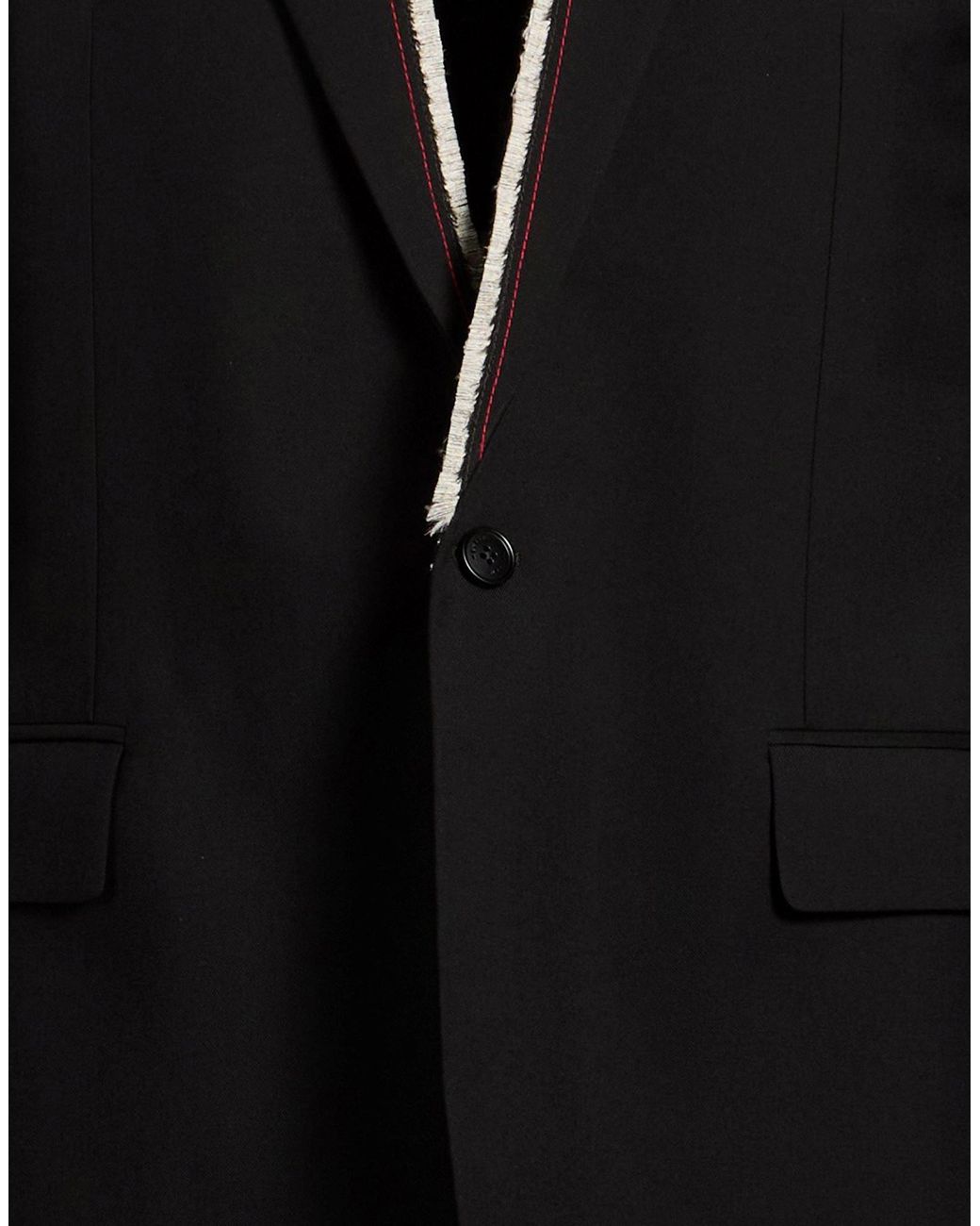 McQueen Black Blazer Wool for men