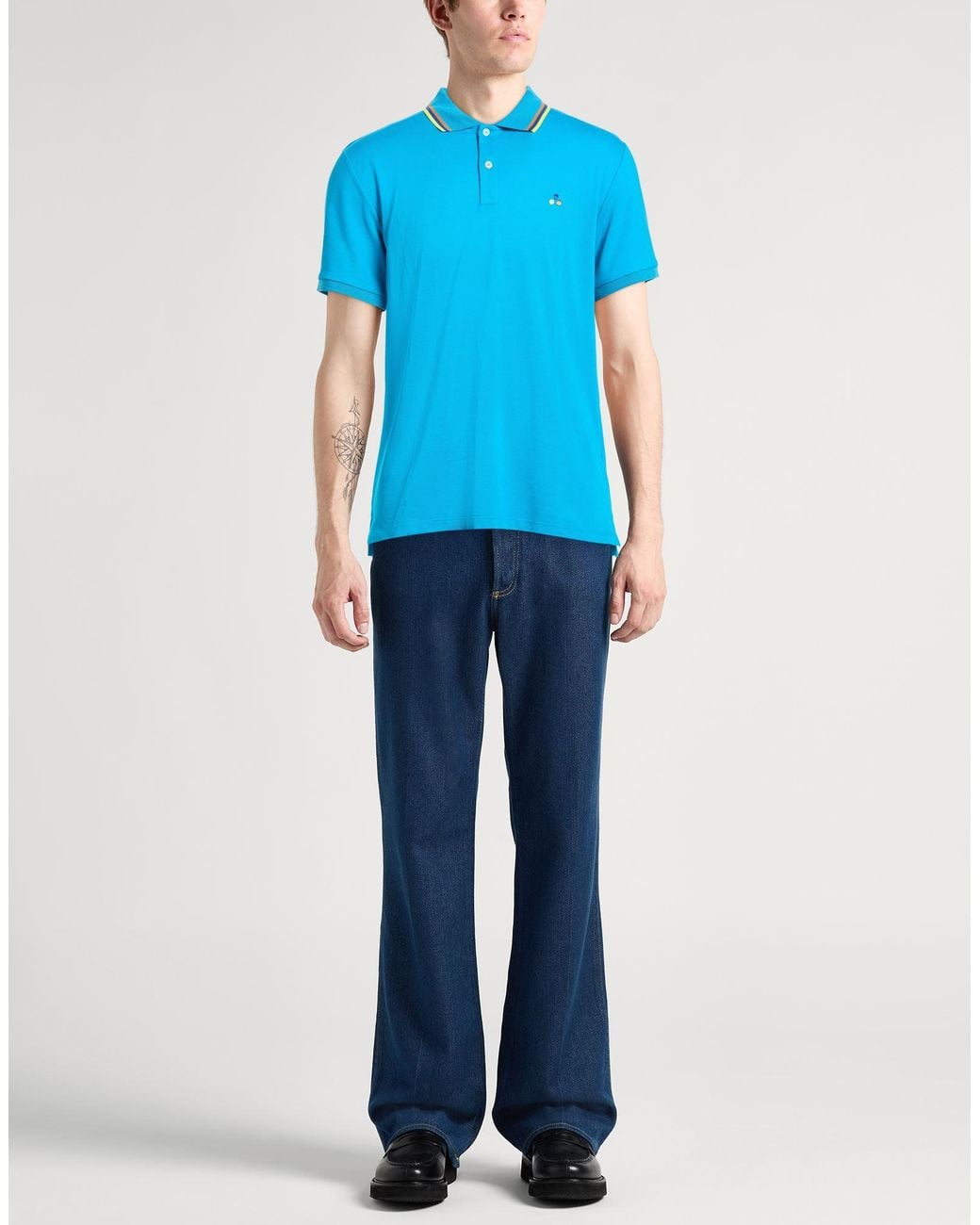 Polo di Peuterey in Blue da Uomo
