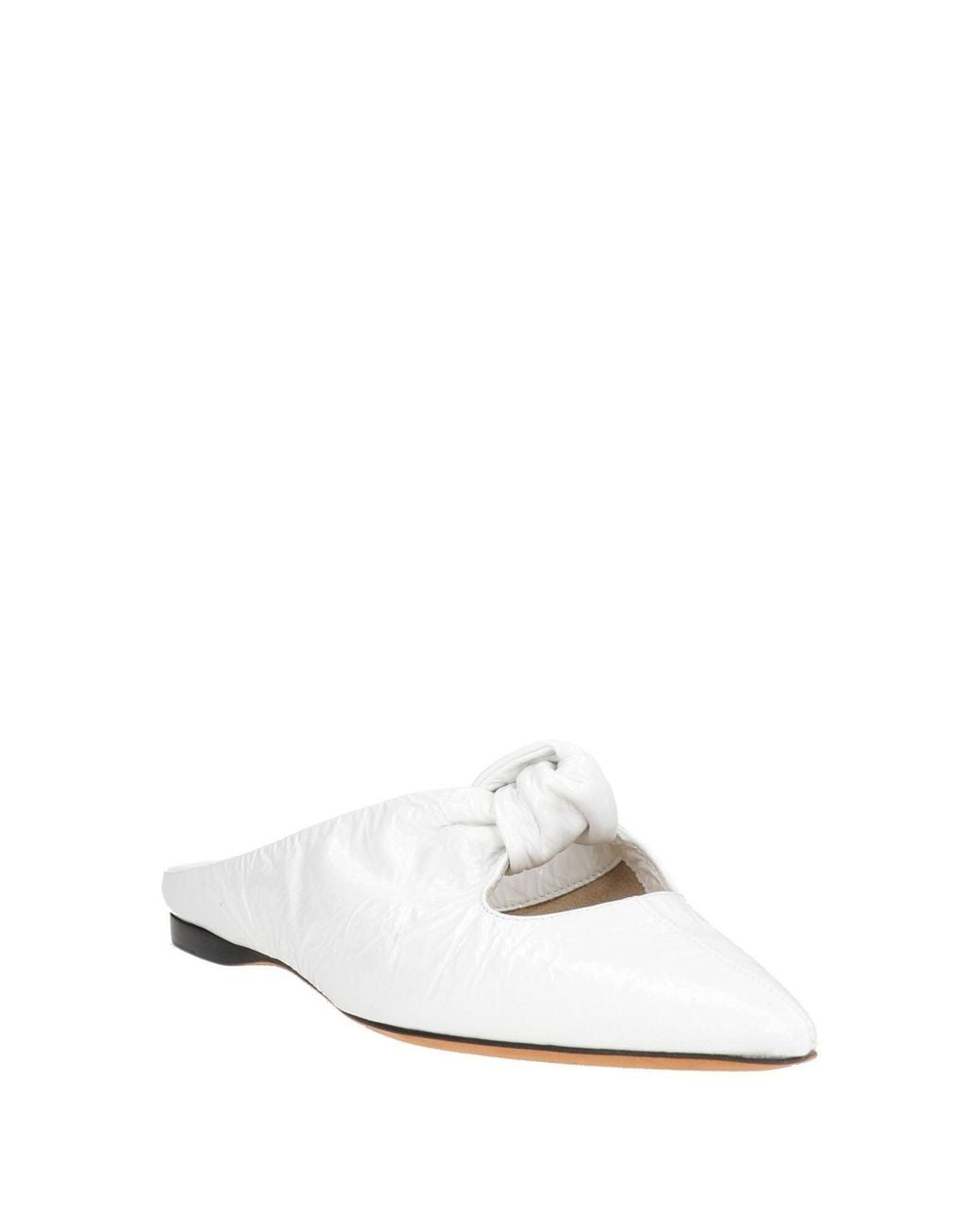 Khaite White Mules & Clogs