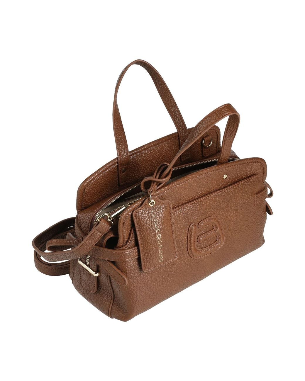 La Fille Des Fleurs Brown Handbag
