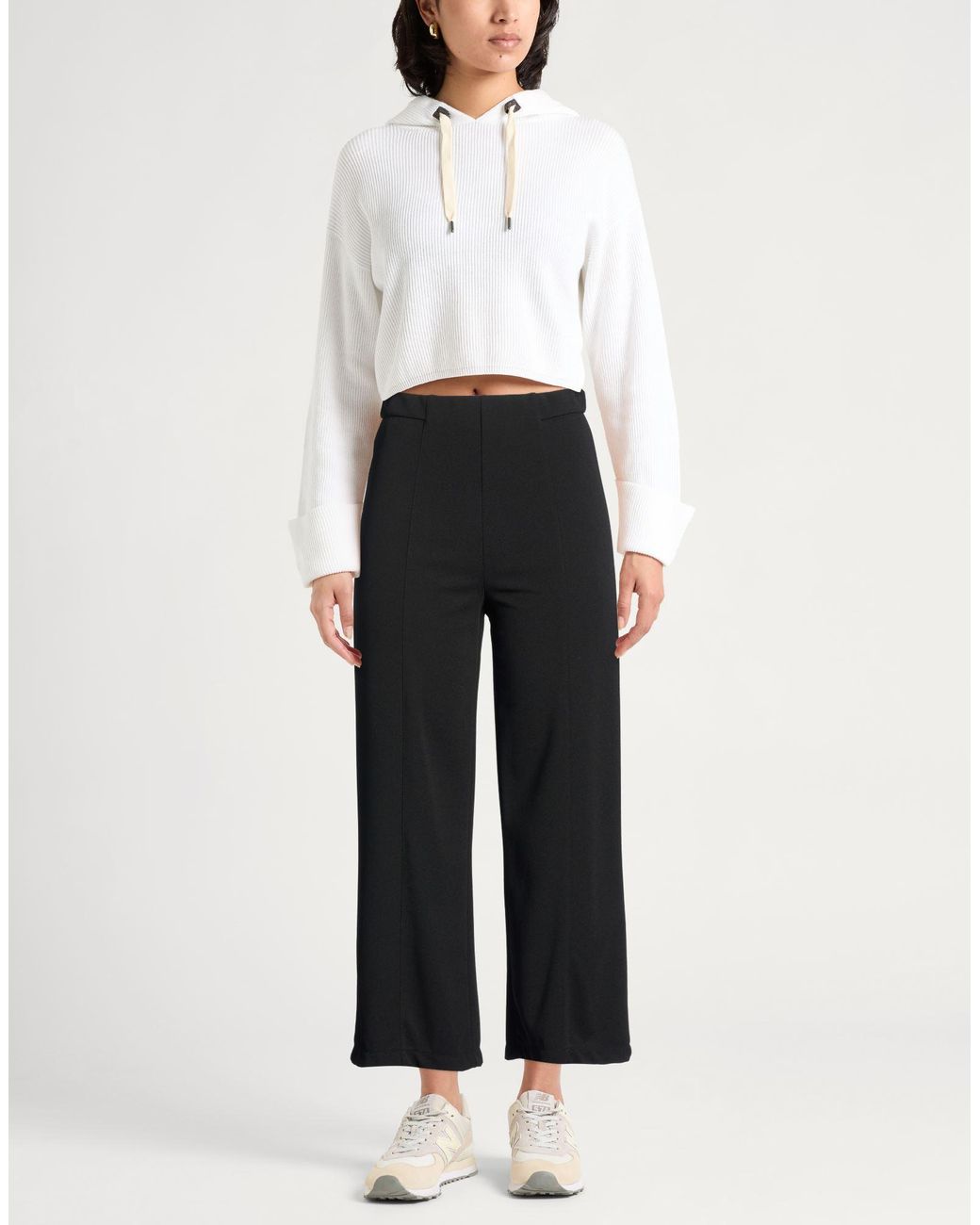 Rinascimento Black Pants Polyester, Elastane