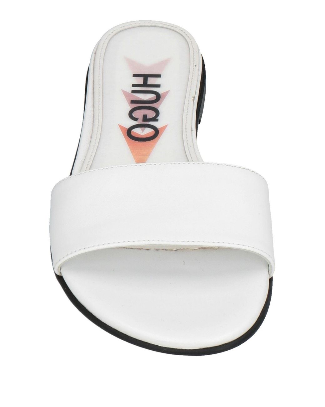HUGO White Sandals Leather