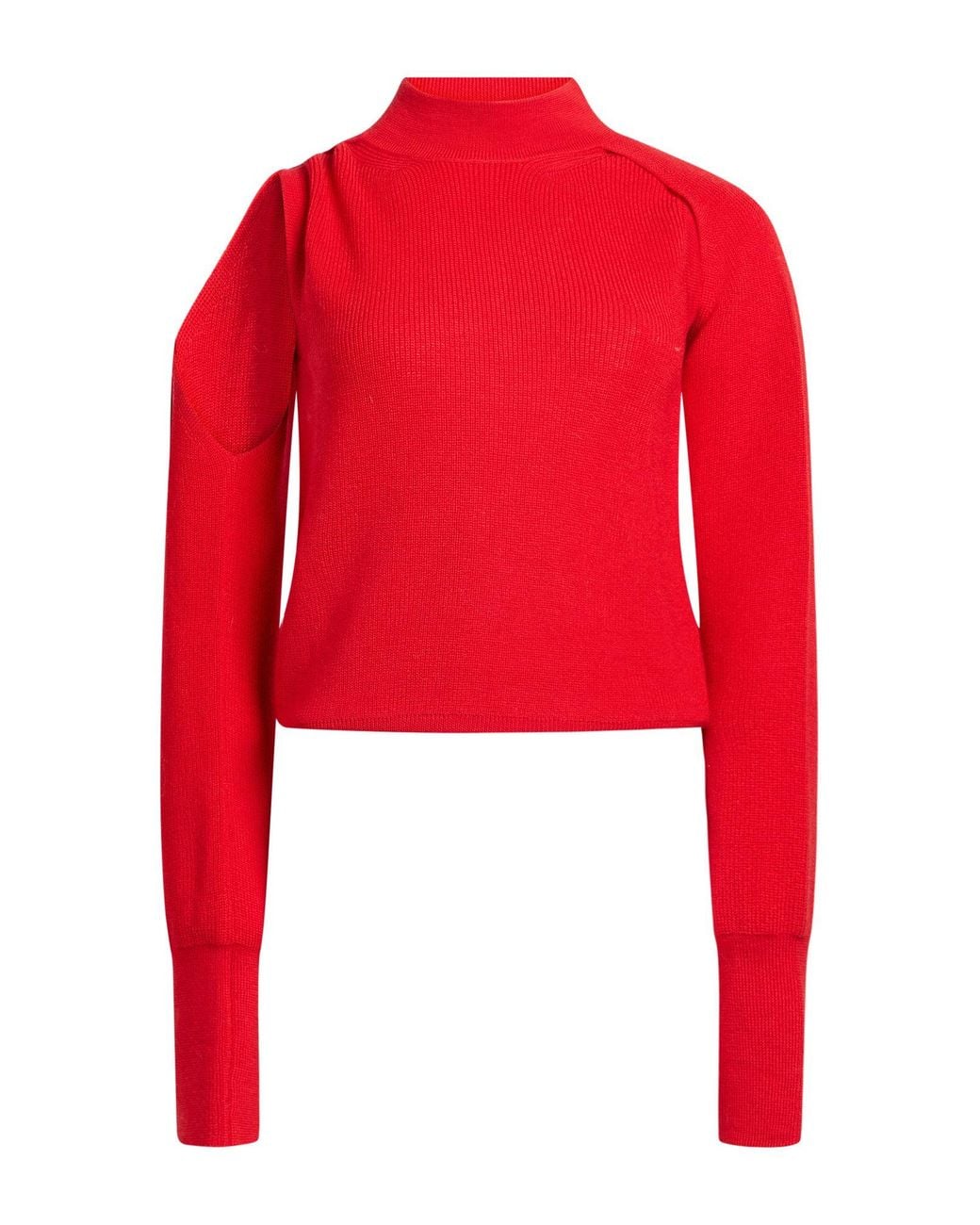 Roberto Collina Red Turtleneck Merino Wool
