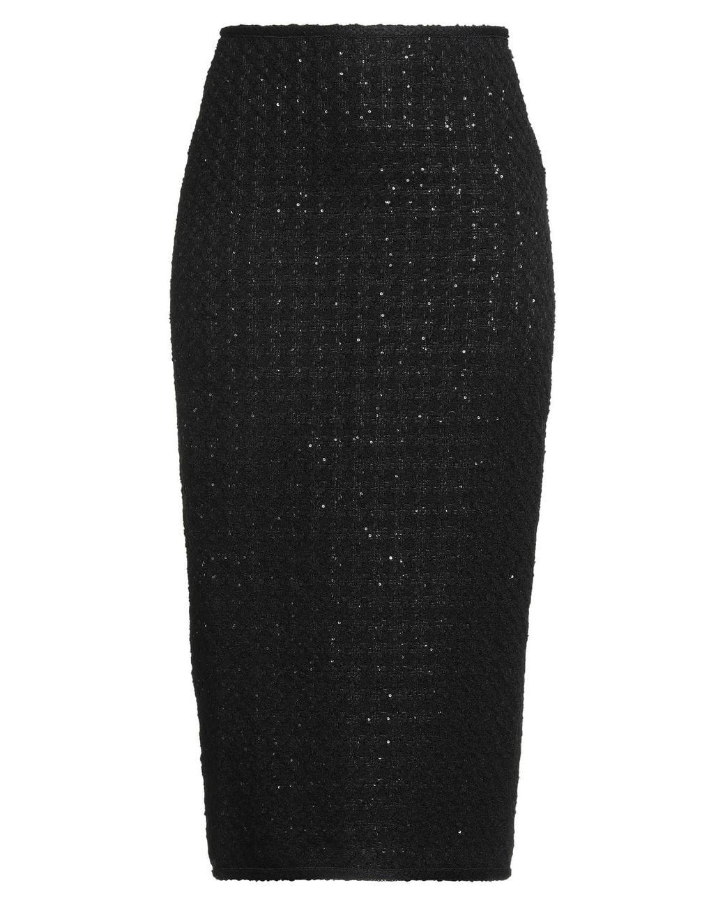 ROTATE BIRGER CHRISTENSEN Black Midi Skirt