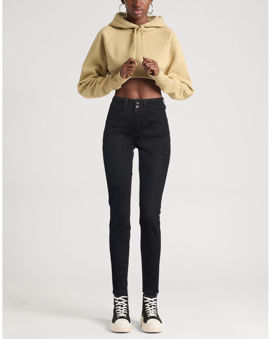 Guess Black Jeans Cotton, Polyester, Elastane