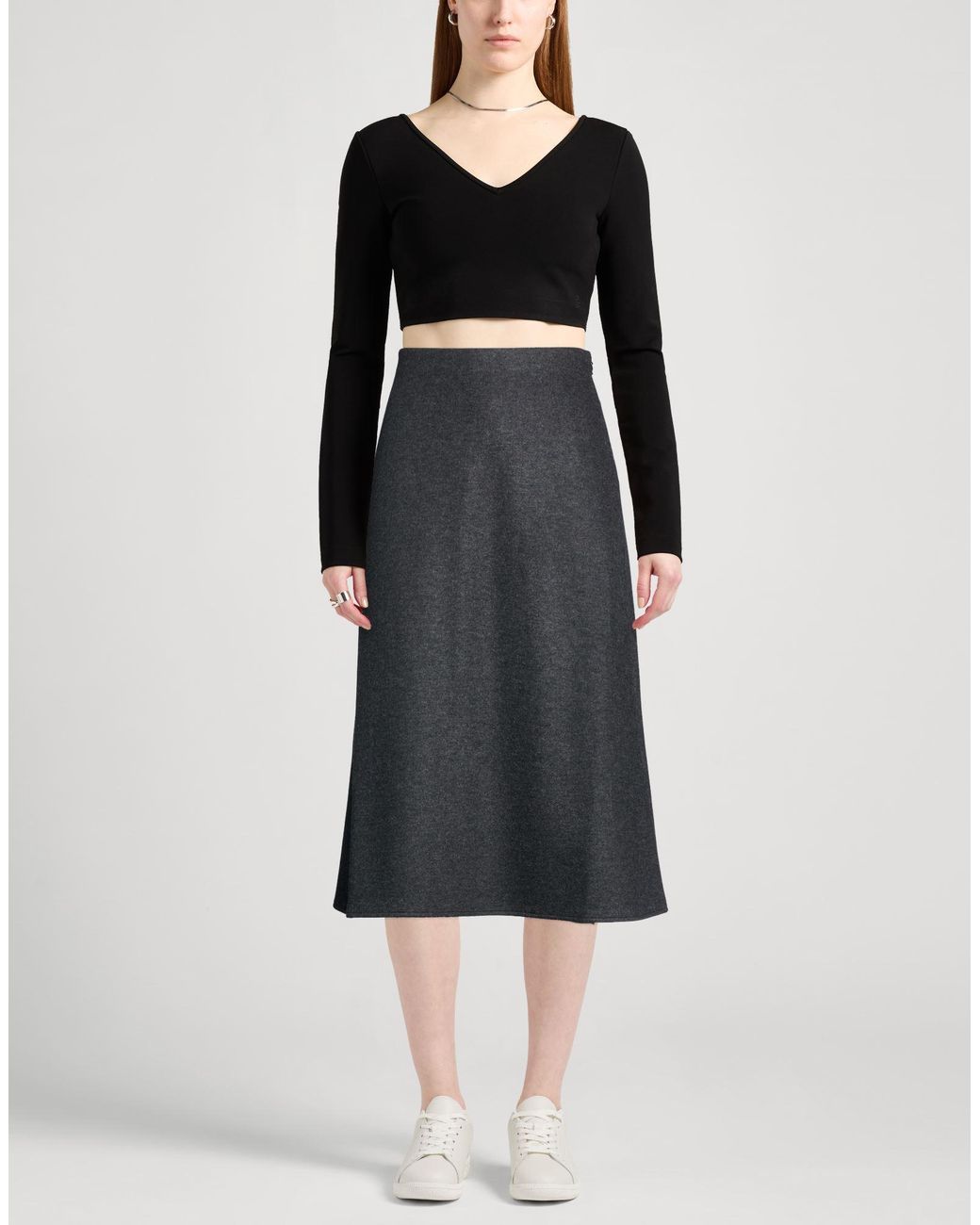 Jupe Midi Ba&sh en coloris Gray