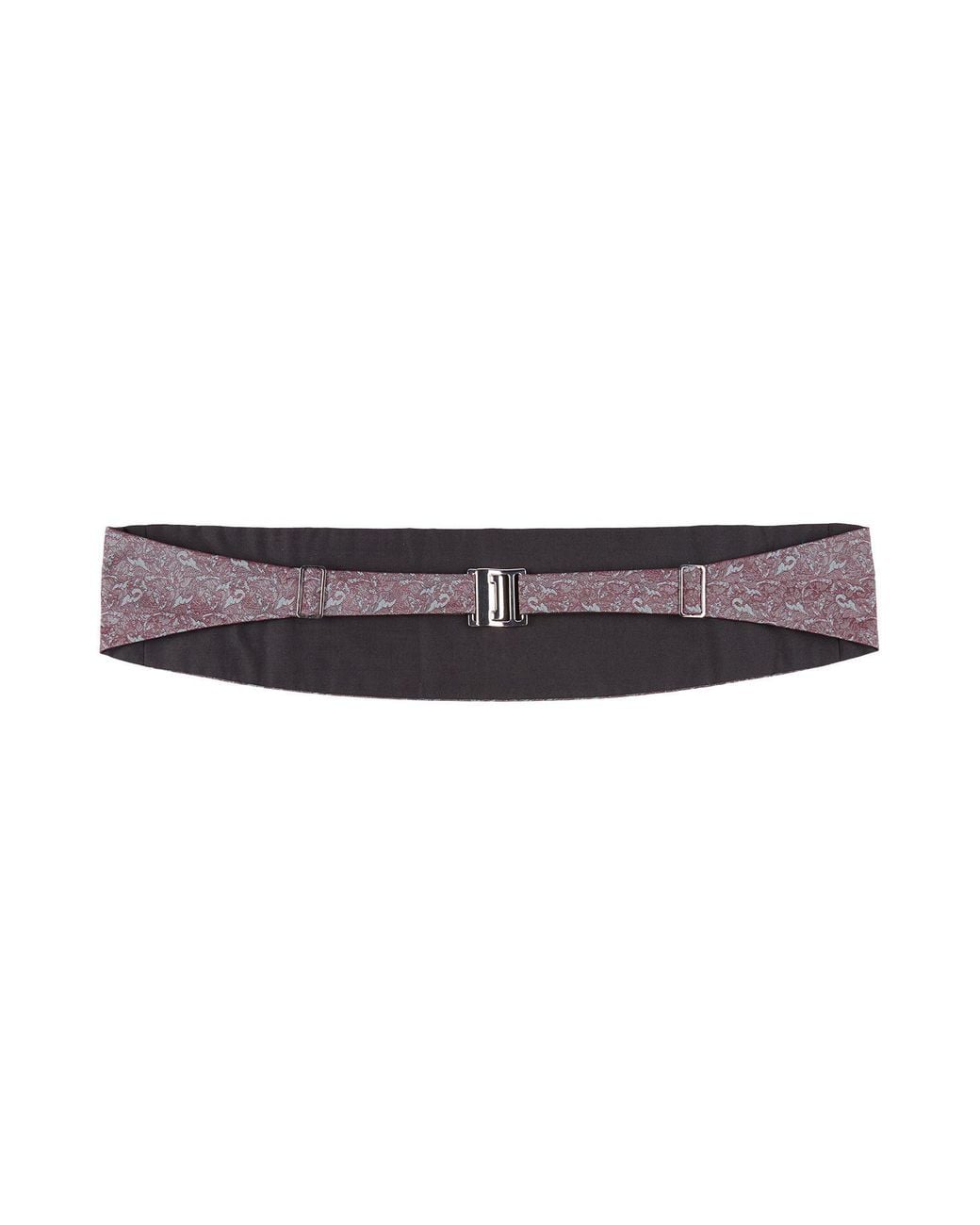 Corneliani Purple Burgundy Belt Silk for men