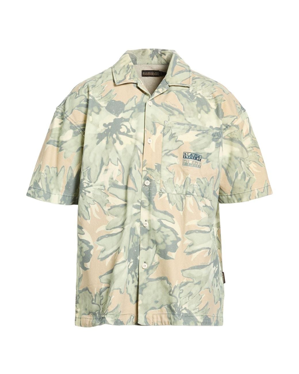 Napapijri White Light Shirt Cotton for men