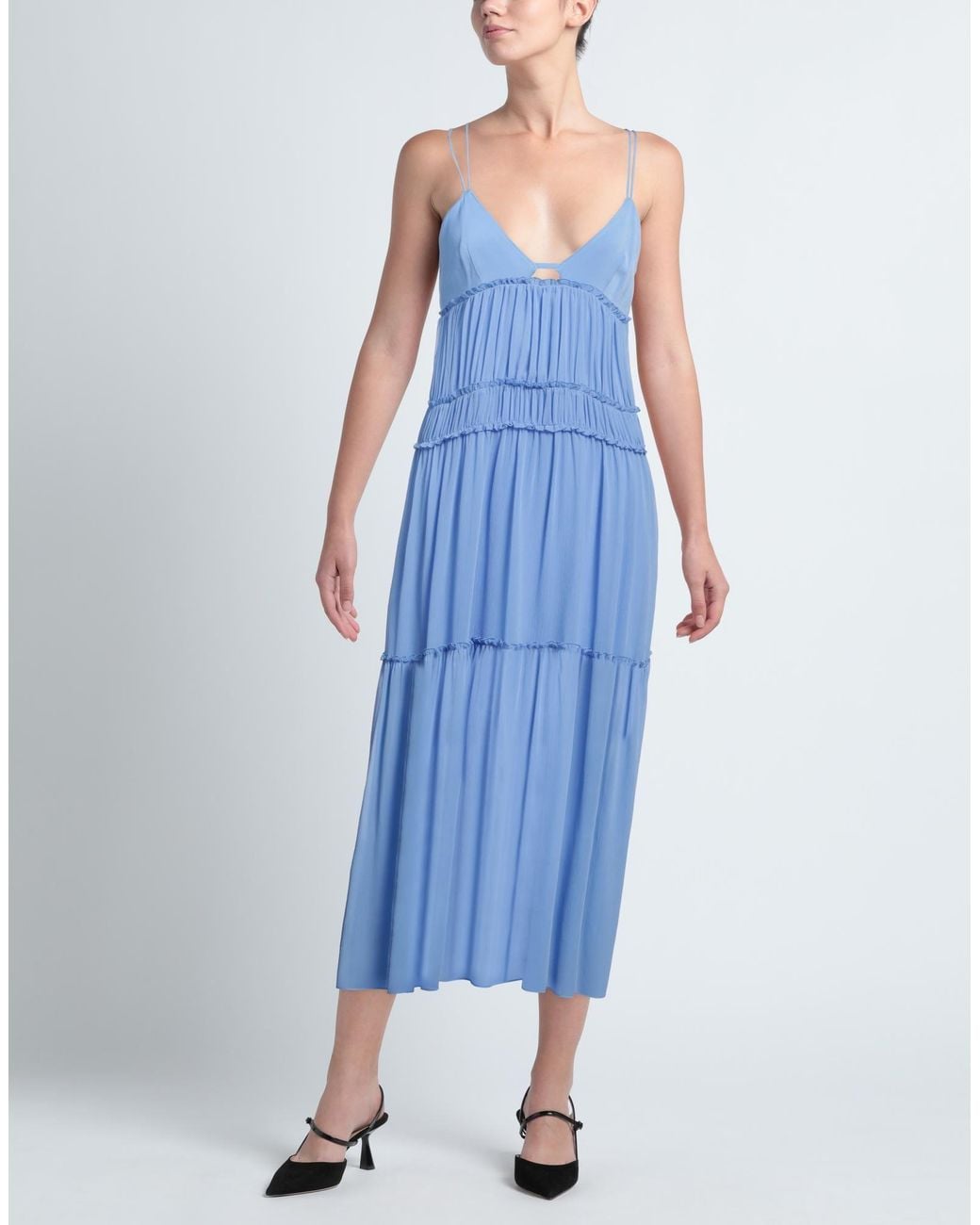 Patrizia Pepe Blue Maxi Dress