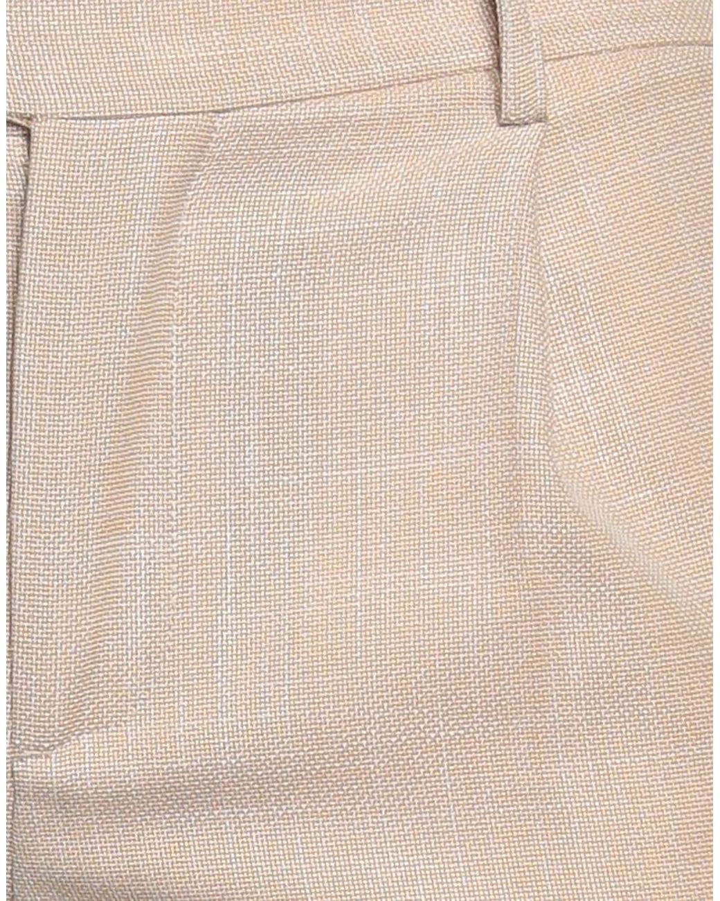 Daniele Alessandrini Natural Pants Polyester, Viscose, Elastane for men