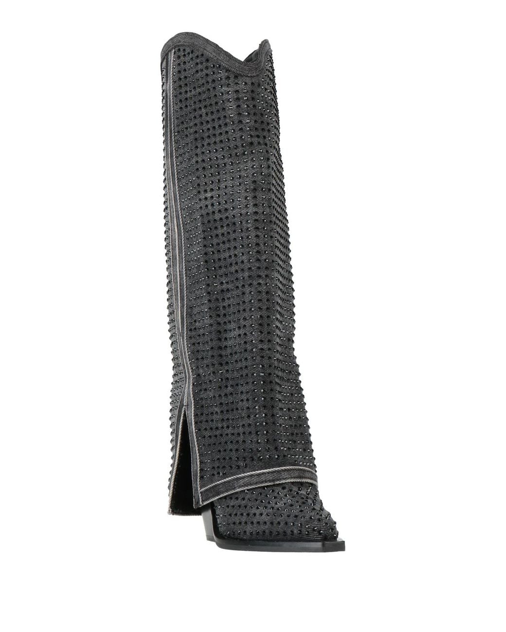 Le Silla Black Charcoal Boot Textile Fibers