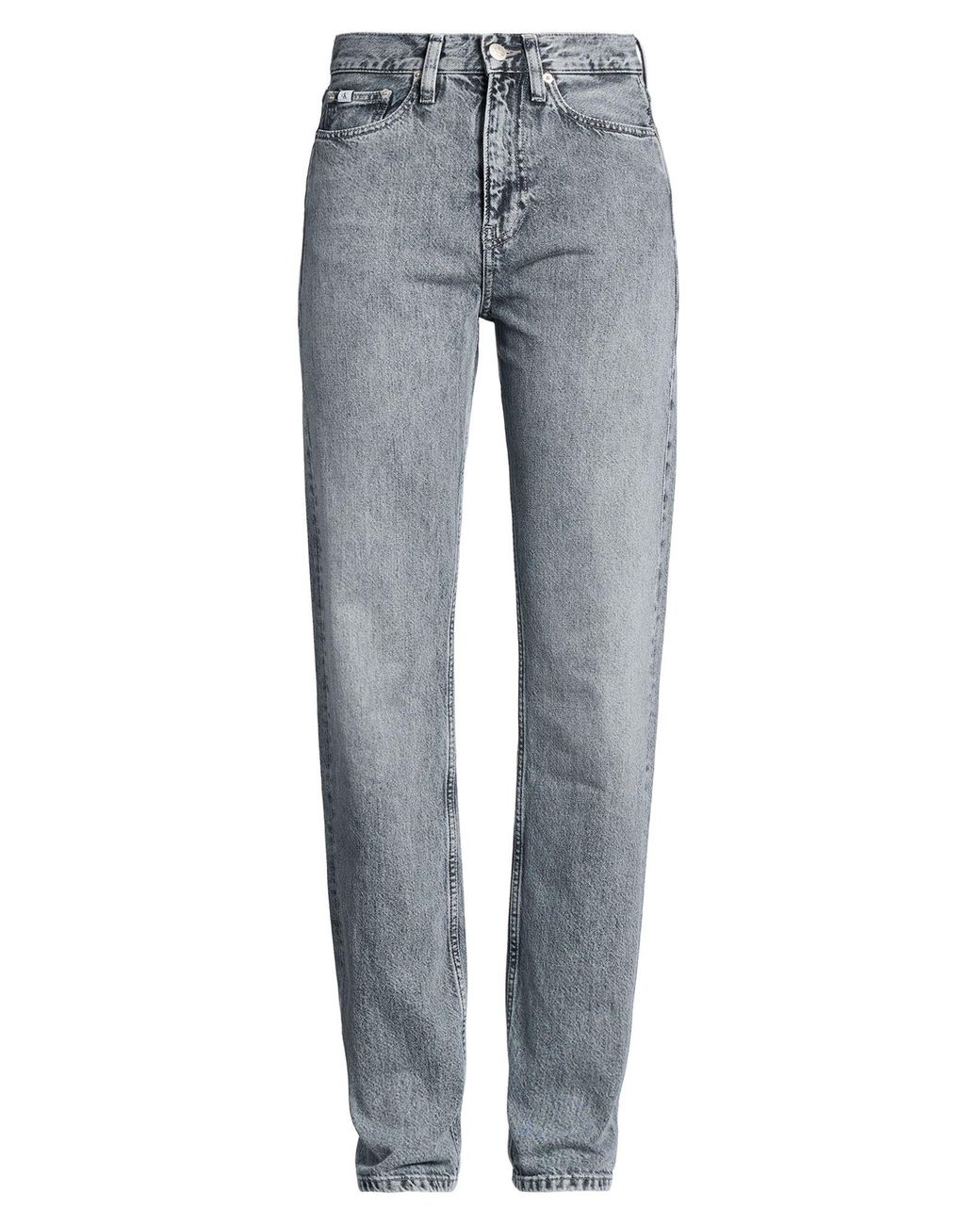 Calvin Klein Gray Jeans Cotton