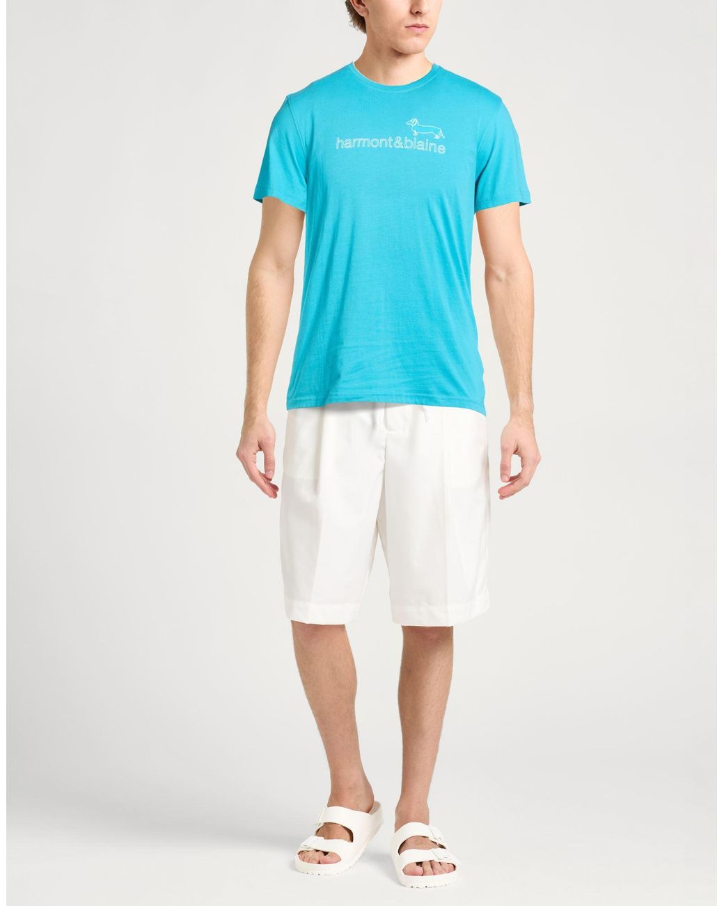 Harmont & Blaine Blue T-Shirts for men